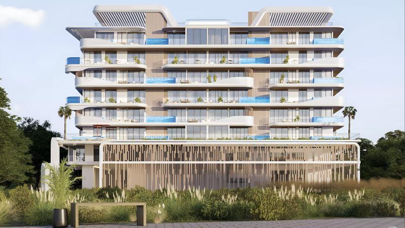 Samana Ocean Pearls Phase 2 exterior tower view, Dubai Islands