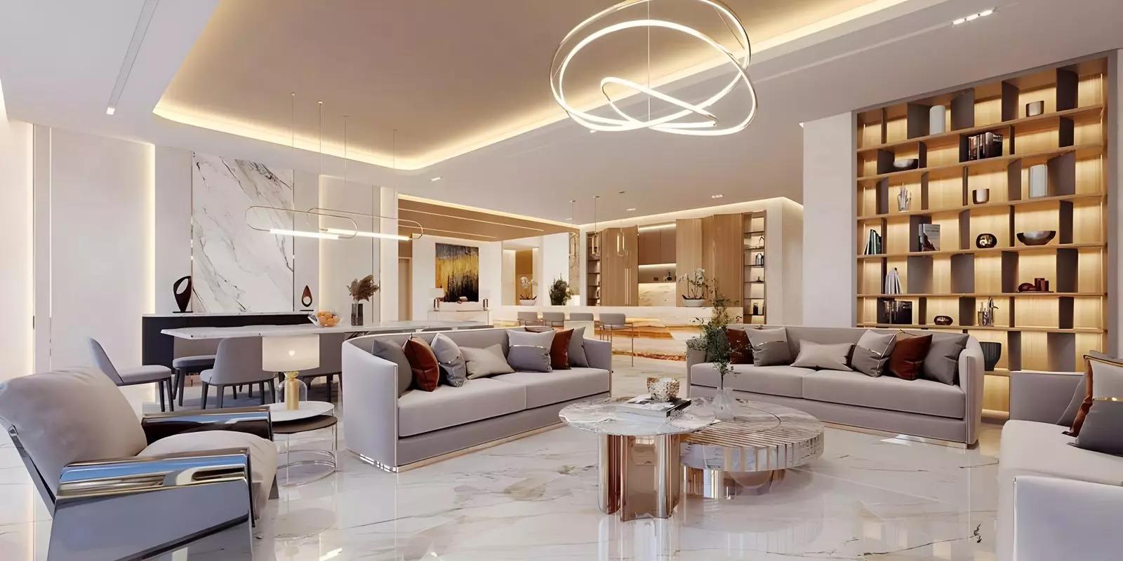 South Bay Phase 3 shared pool and lounge deck, Dubai South