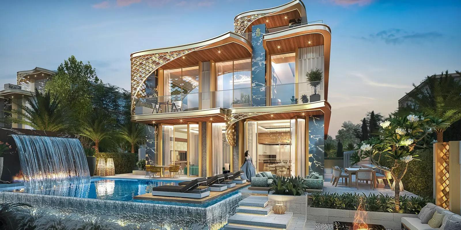 Damac Gems Estates villa living room interior, DAMAC Hills, Dubai