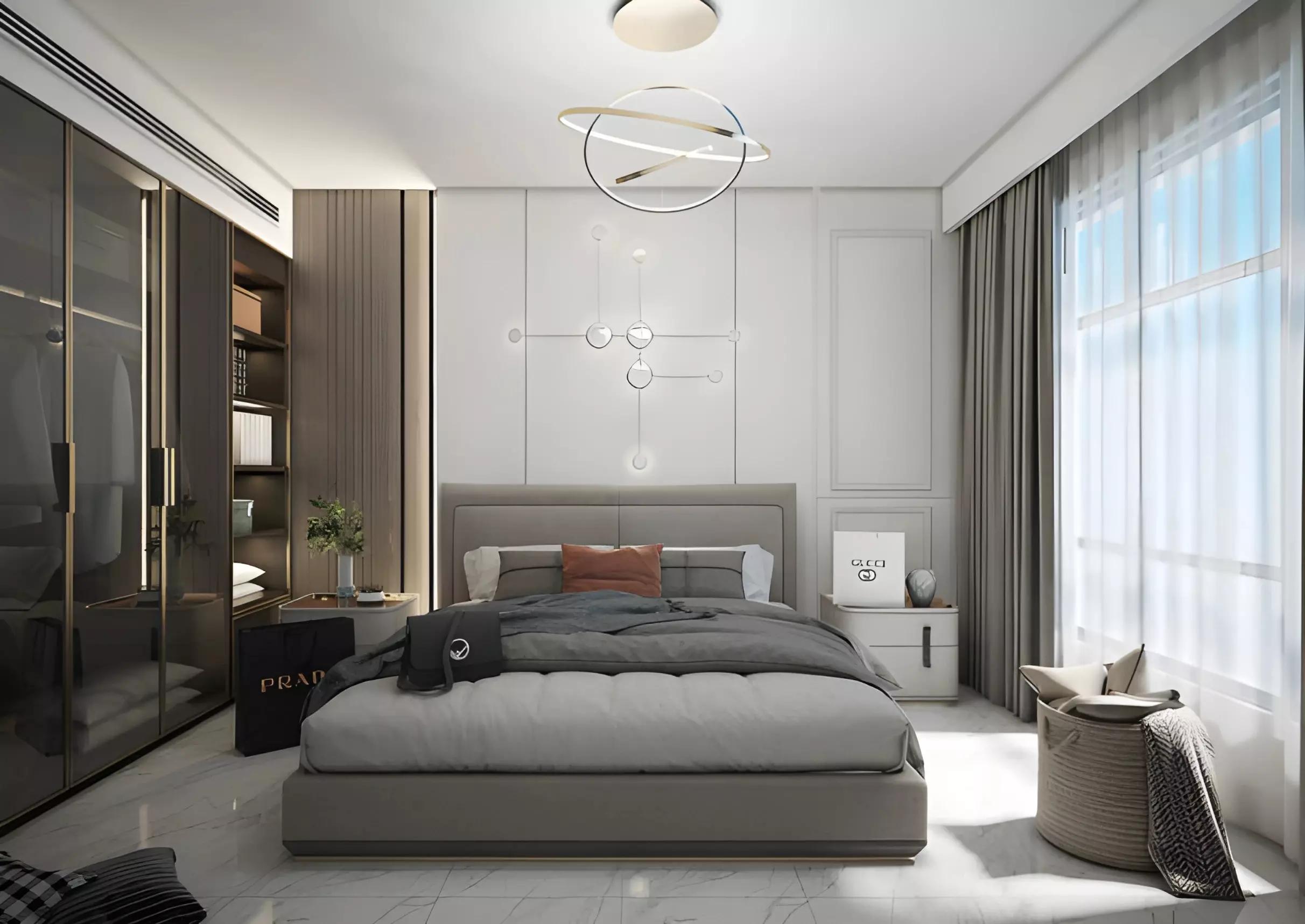 Apartment interior at Adhara Star, Arjan, Dubai