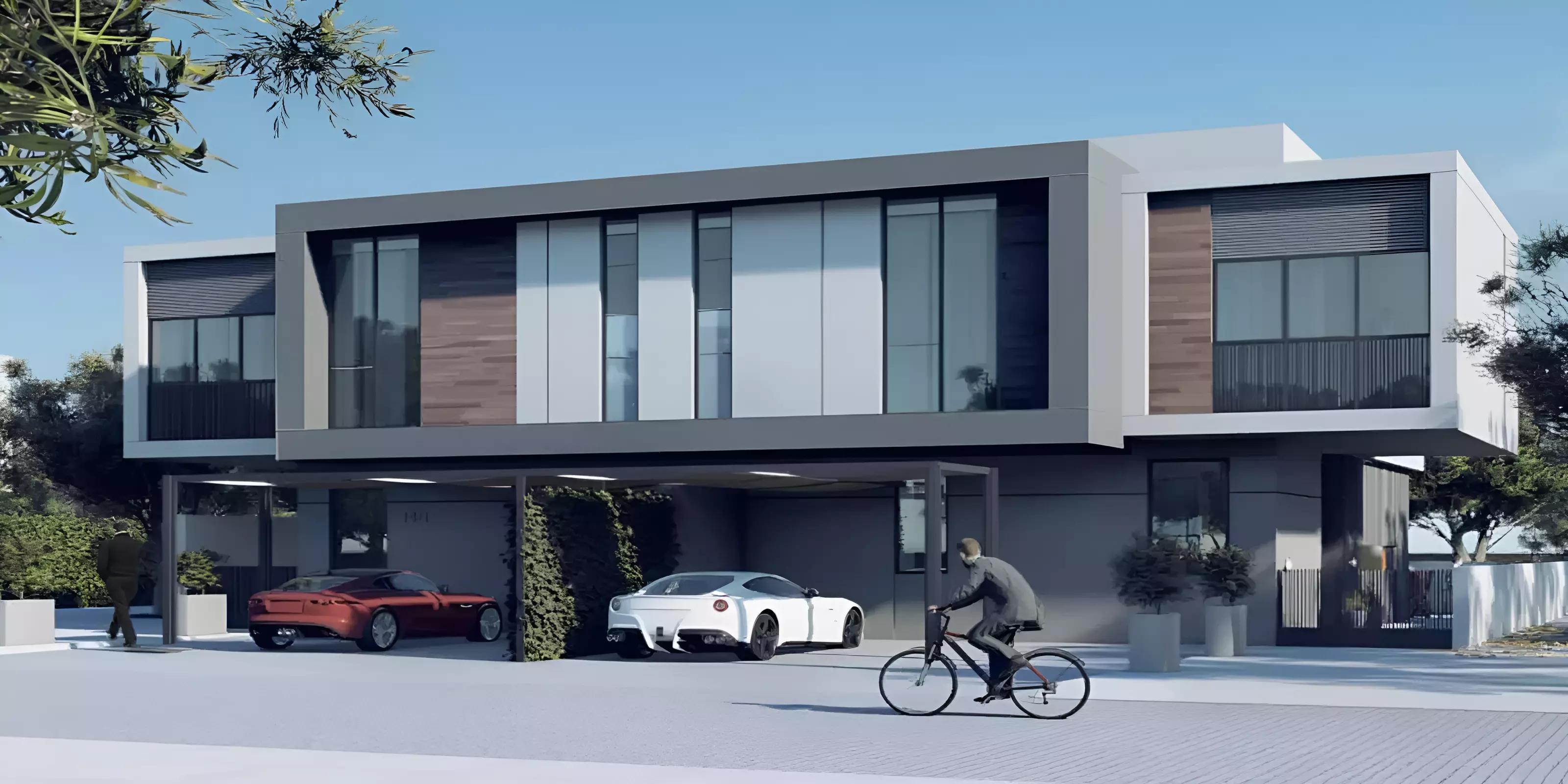 The Pulse Villas Phase 2 exterior view, Dubai South