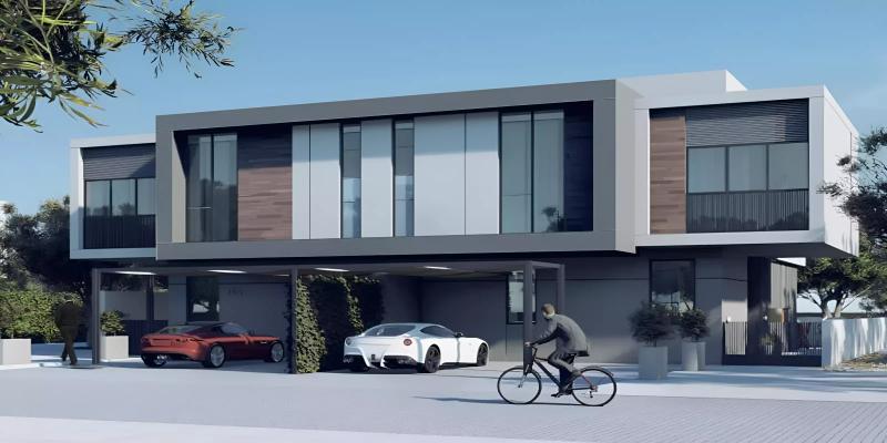 The Pulse Villas Phase 2 exterior view, Dubai South