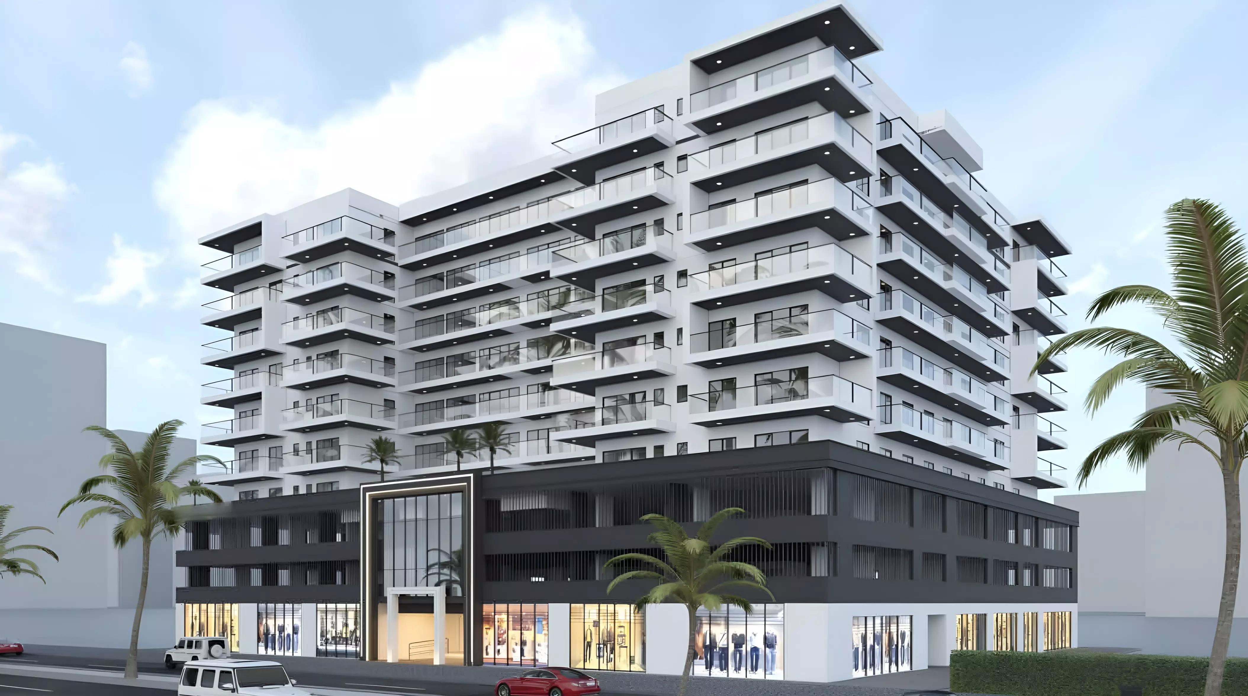 Equiti Garden apartment building exterior in Al Furjan, Dubai