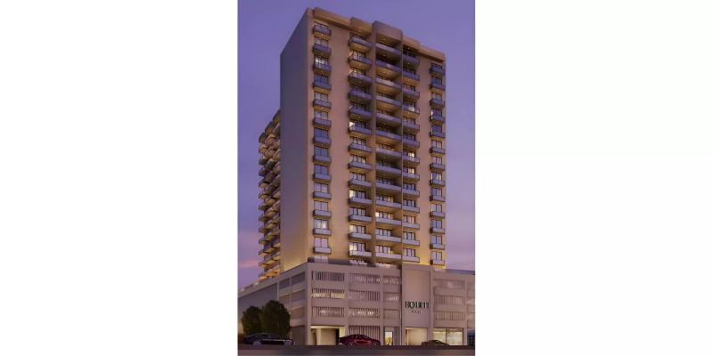 Equiti Gate residential building exterior in Jebel Ali Industrial 2, Dubai
