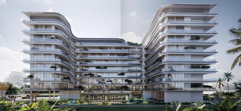 Bond Enclave exterior building facade in Arjan, Dubai