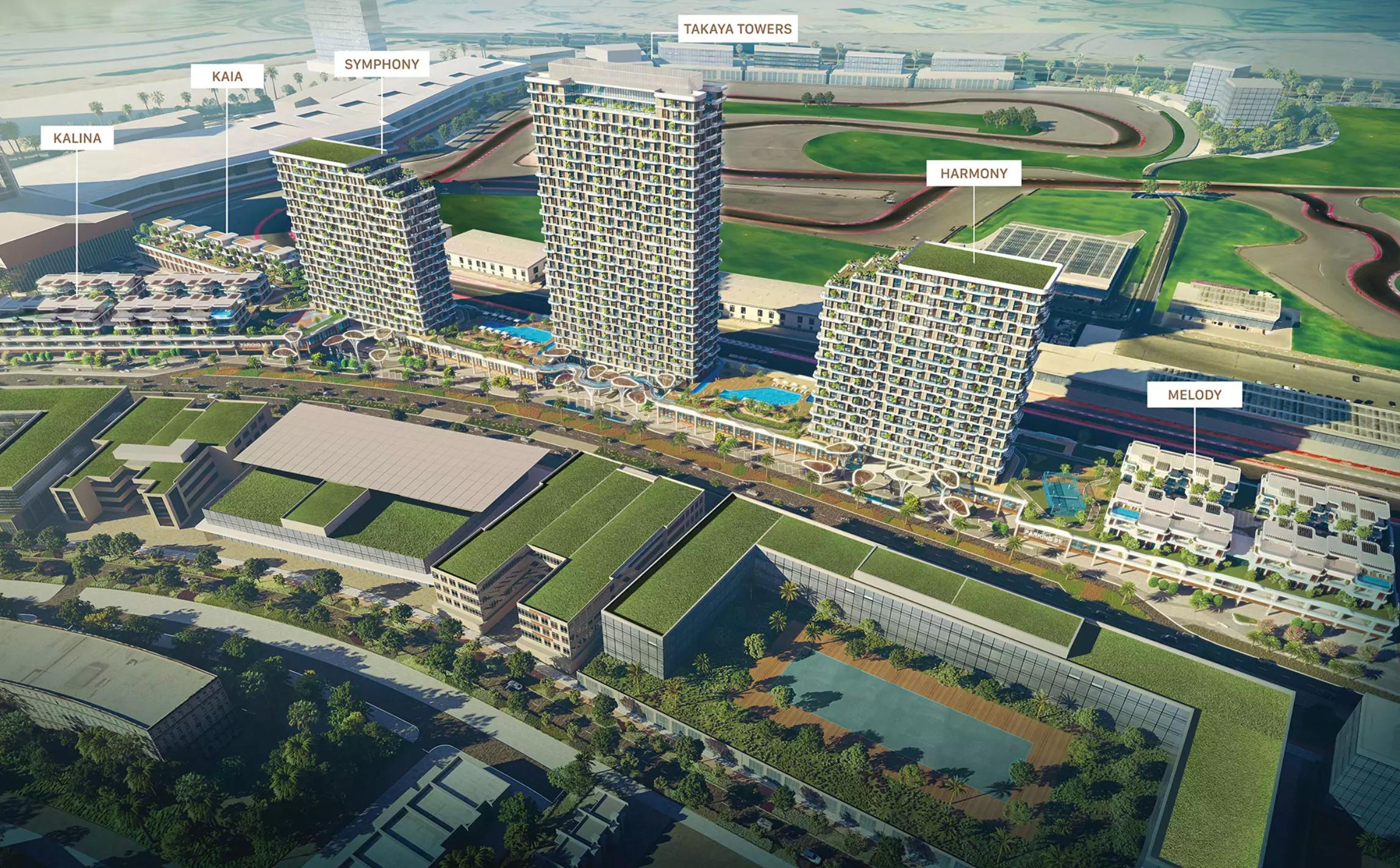 Takaya Kalina master plan layout, Takaya community, Motor City