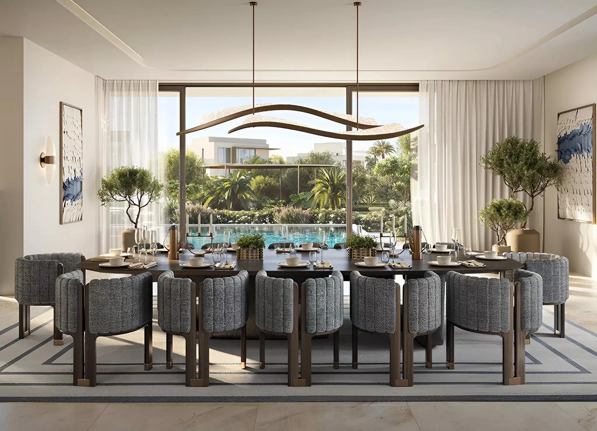 Address Villas Tierra aerial masterplan view, The Oasis by Emaar, Dubai