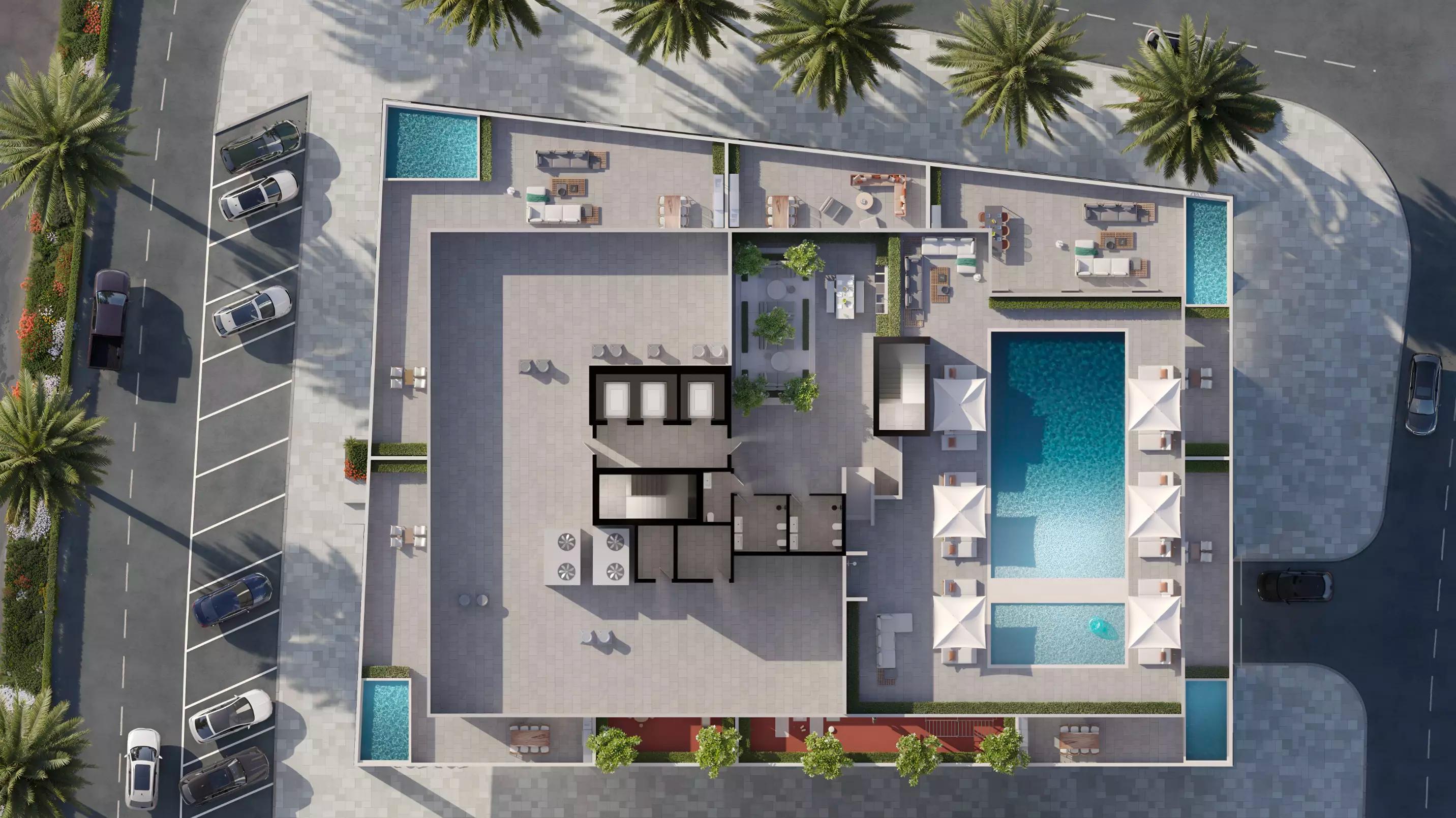 V1stara House Phase 2 indoor swimming pool amenity, Jebel Ali, Dubai