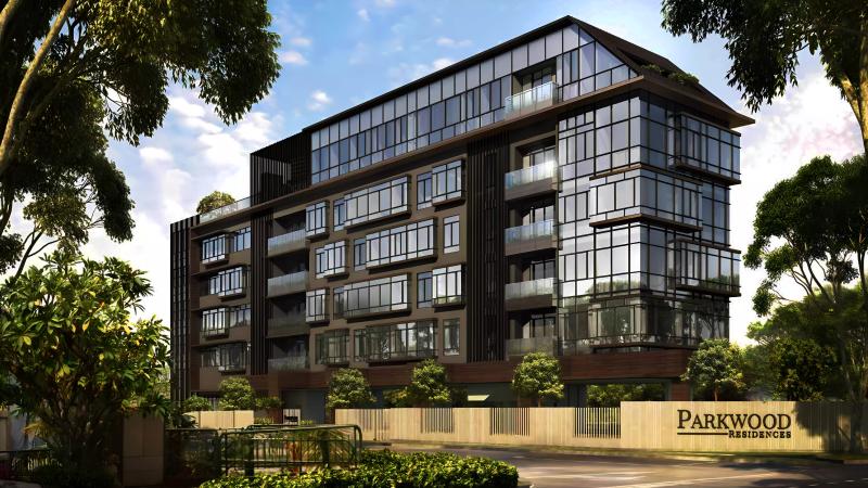 Parkwood Residence exterior facade in Jumeirah Village Circle, Dubai