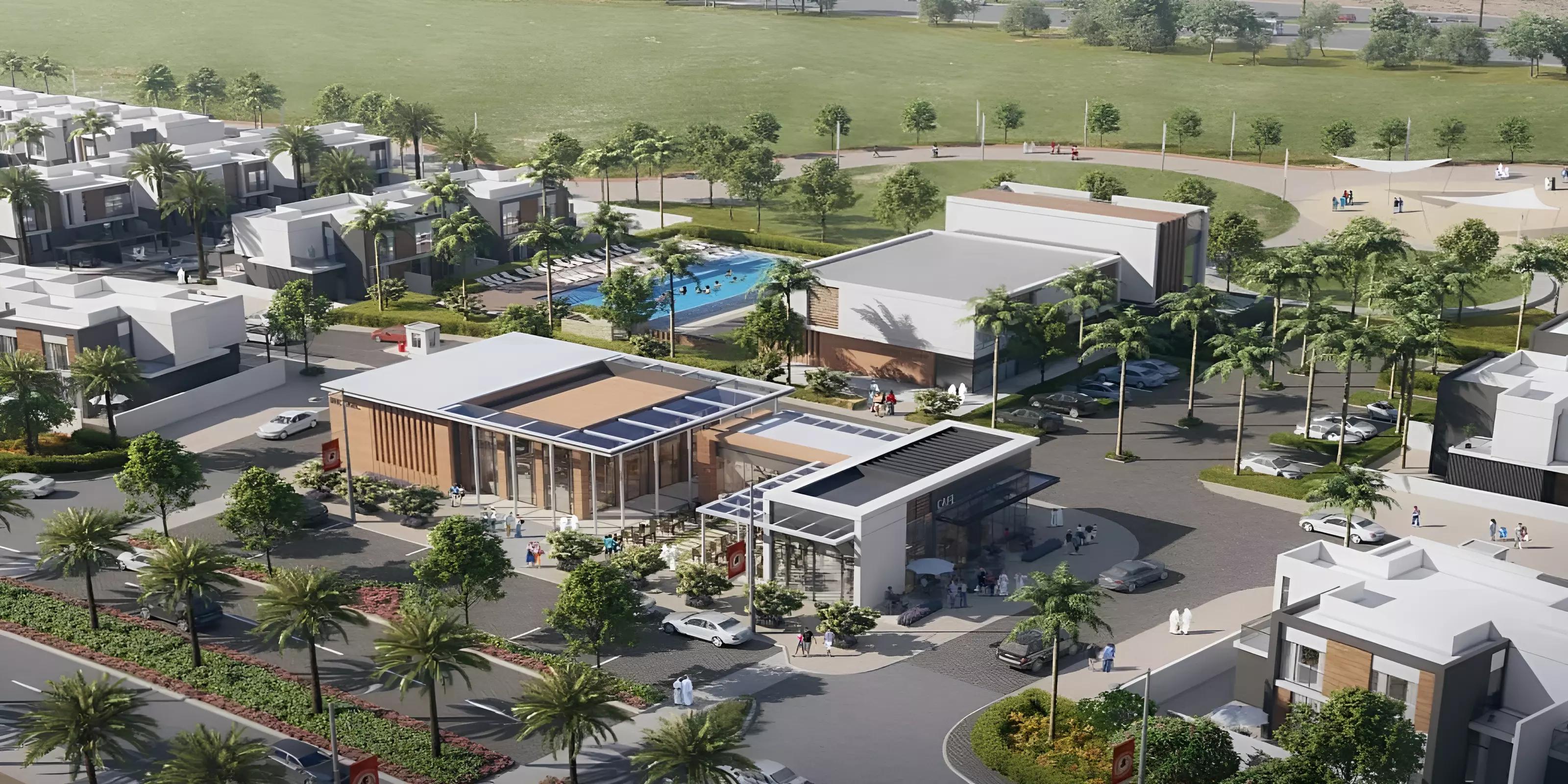 The Pulse Beachfront Phase 2 community amenity area, Dubai South