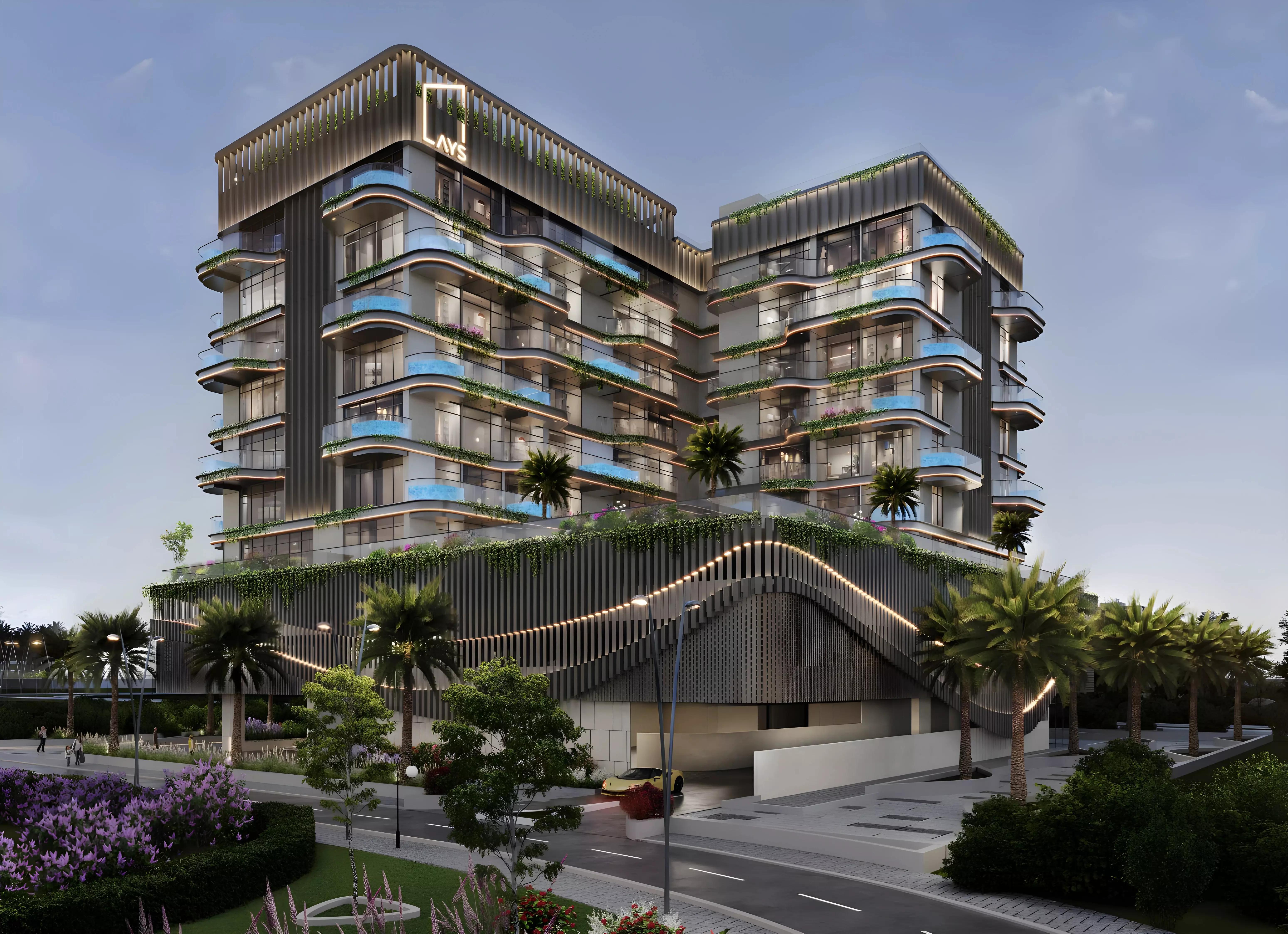 Breva apartment interior living space, Dubai Islands