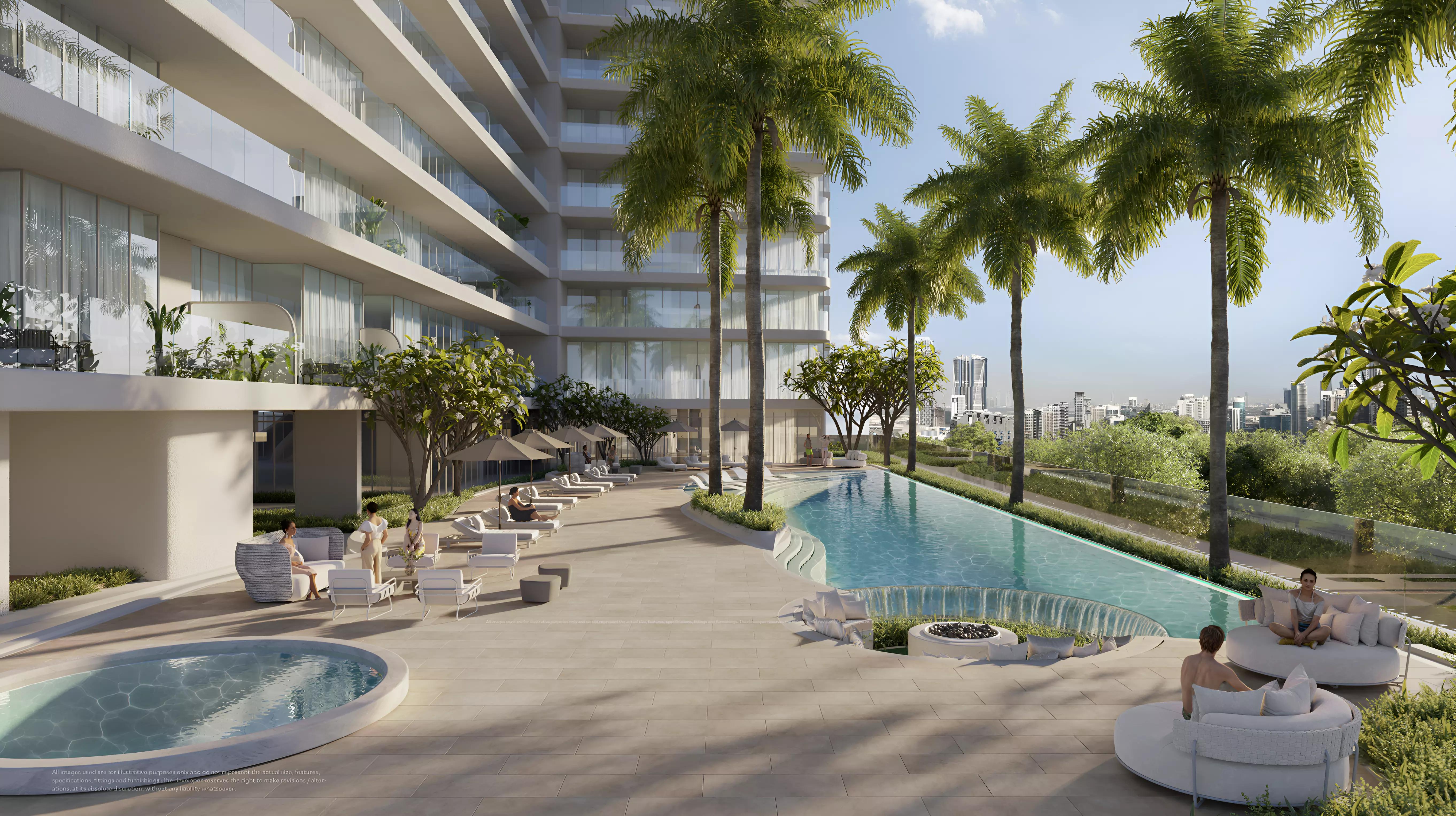 Onda By Kasco building facade and entrance, Business Bay, Dubai