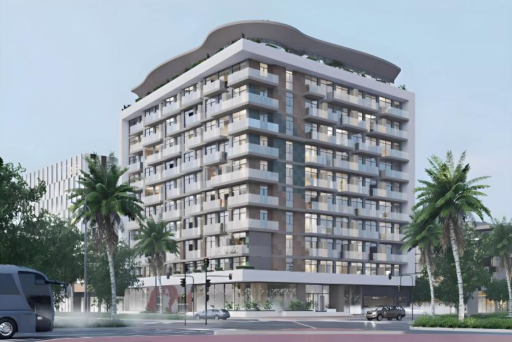 Stonehenge Residences exterior building facade, JVC, Dubai