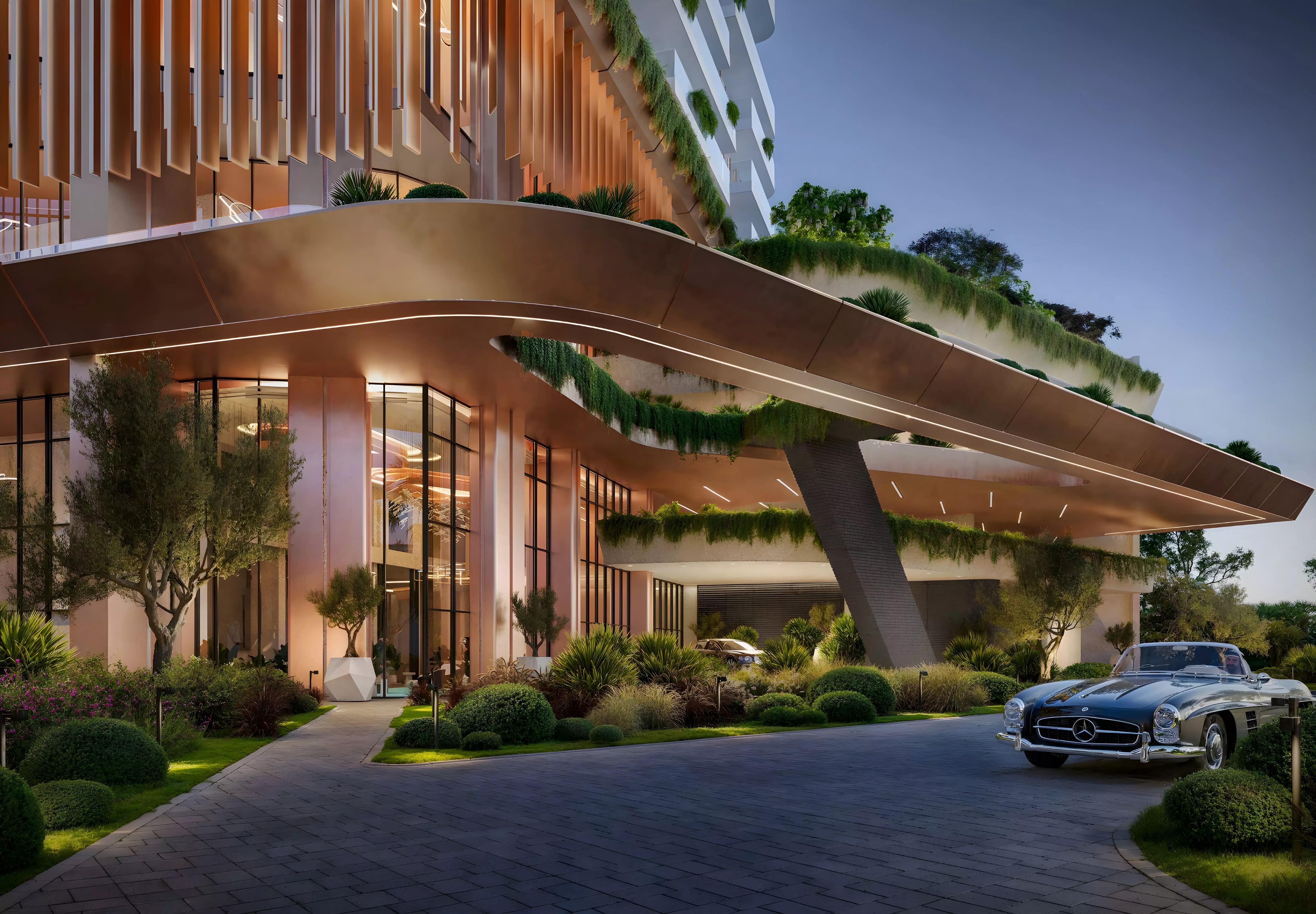 Soulever exterior tower view, Dubai Maritime City, Dubai