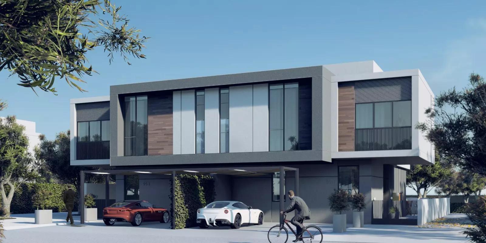 Interior living space at The Pulse Villas, Dubai South