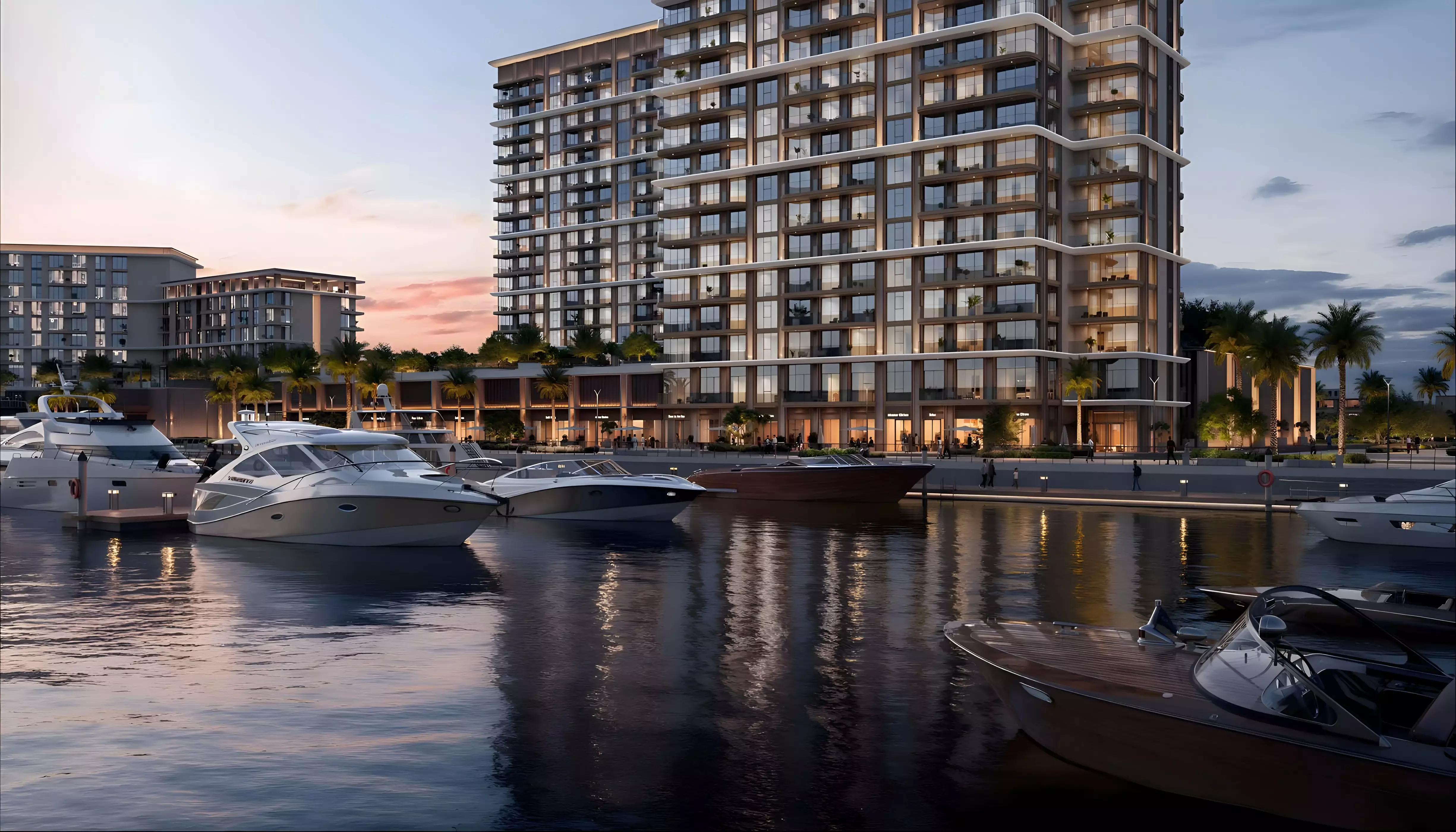 Baystar by Vida exterior facade at Mina Rashid, Dubai