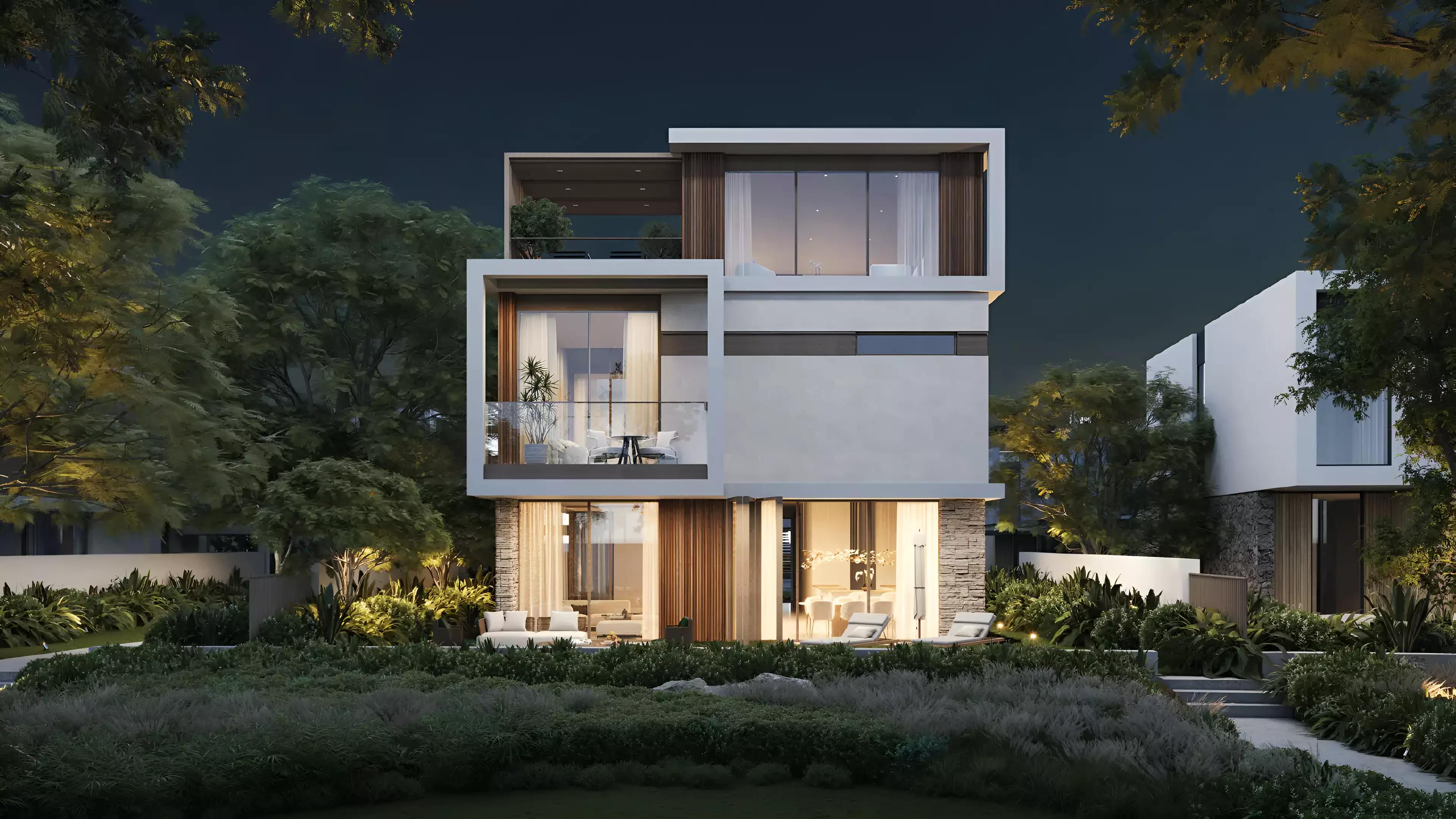 The Acres Phase 3 landscaped communal gardens, Dubai Land, Dubai