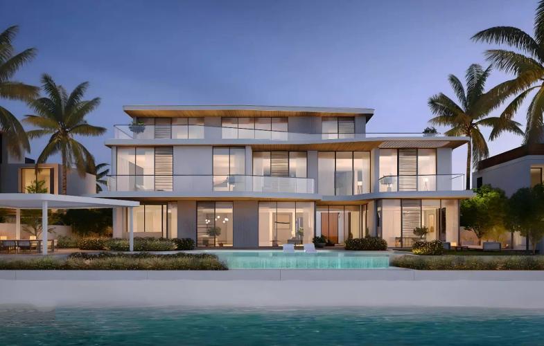 The Palm Crown villa exterior on Palm Jumeirah, Dubai