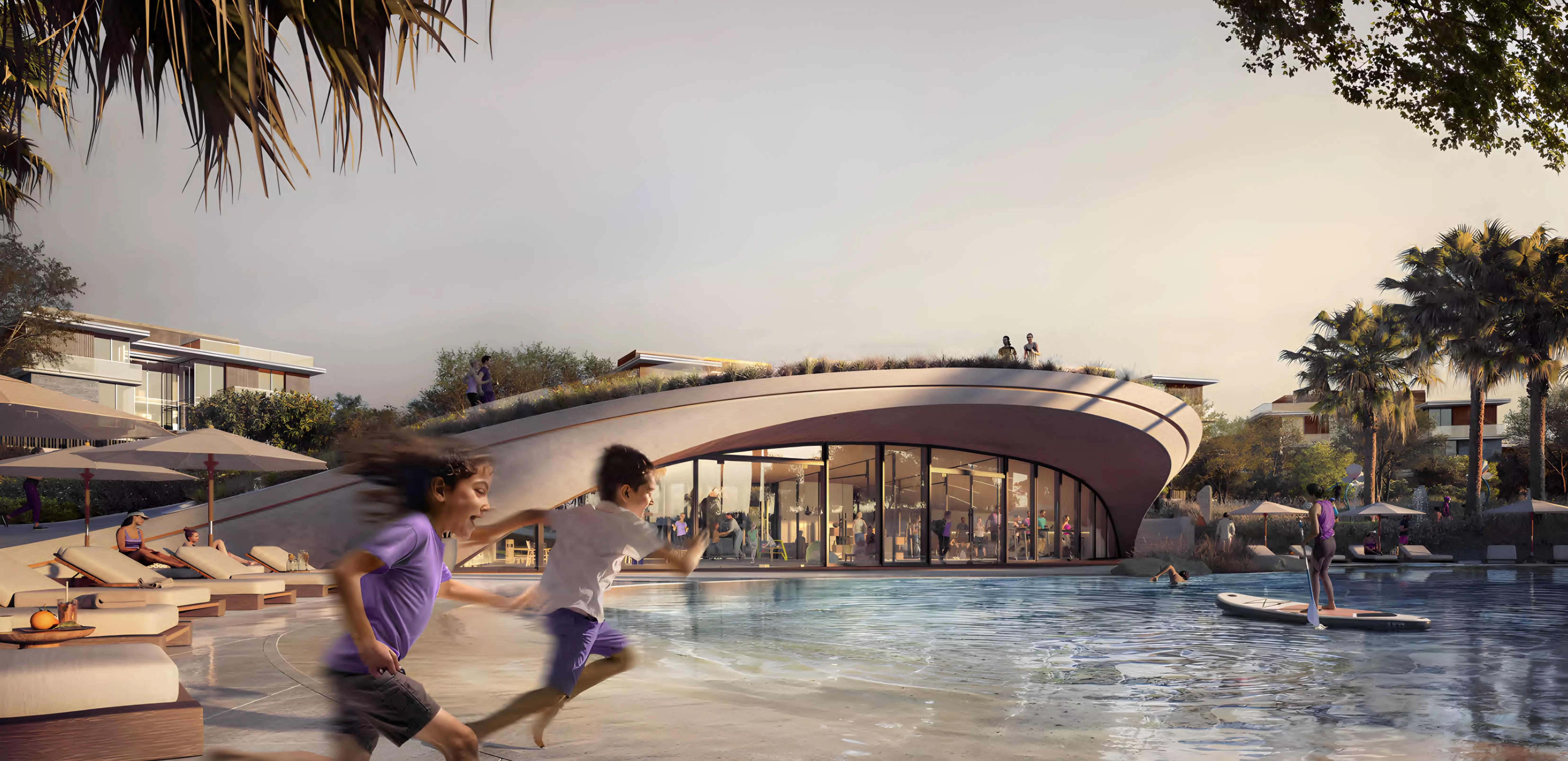 Athlon 2 residential unit exterior with driveway, Dubai