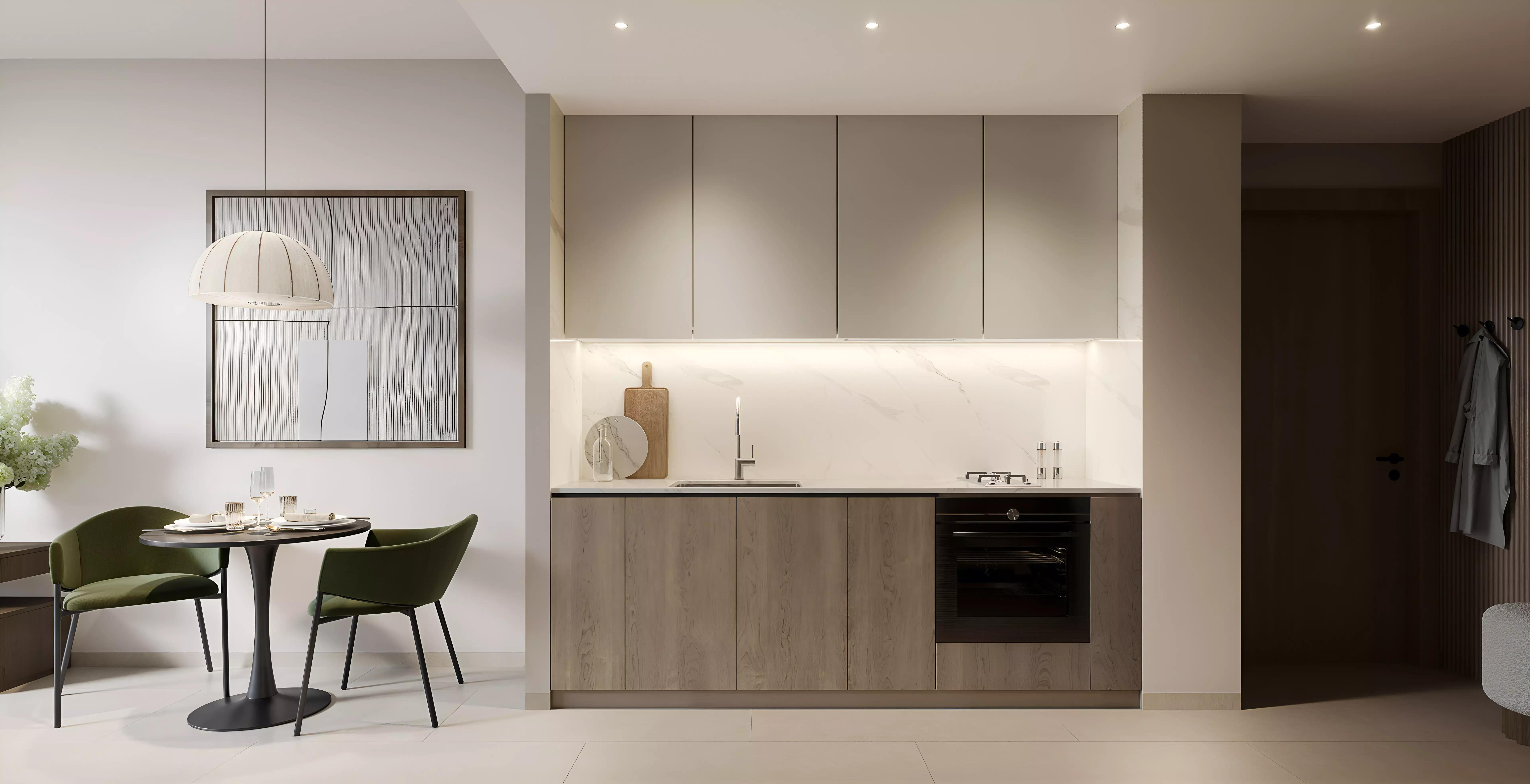 Verdania 1 residential facade with landscaped surroundings, Dubai Land, Dubai