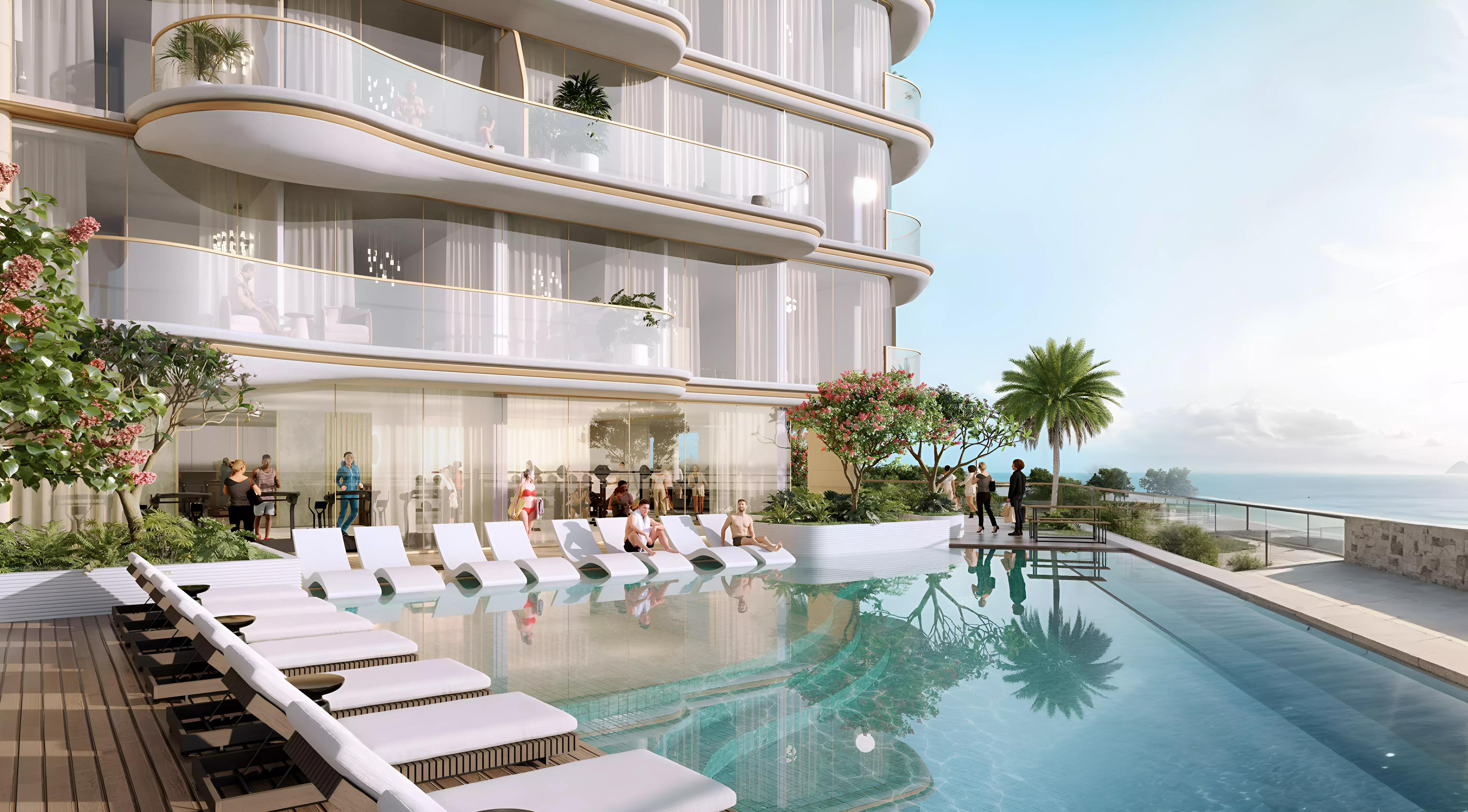 Beach Walk Phase 4 exterior facade, Dubai Islands
