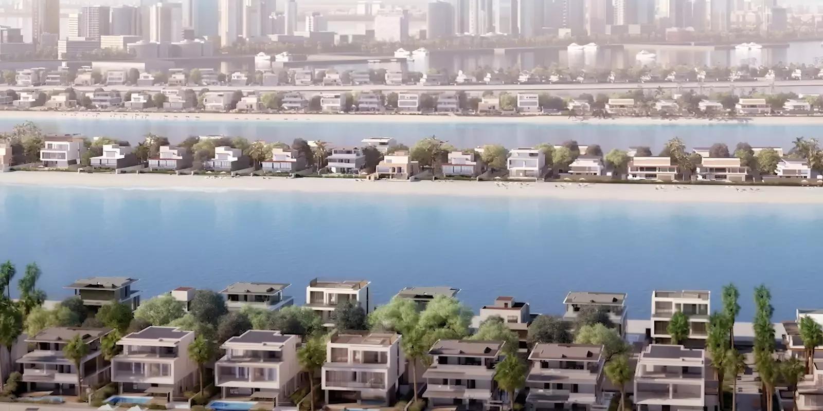 Palm Jebel Ali Frond O shoreline and canal views, Dubai