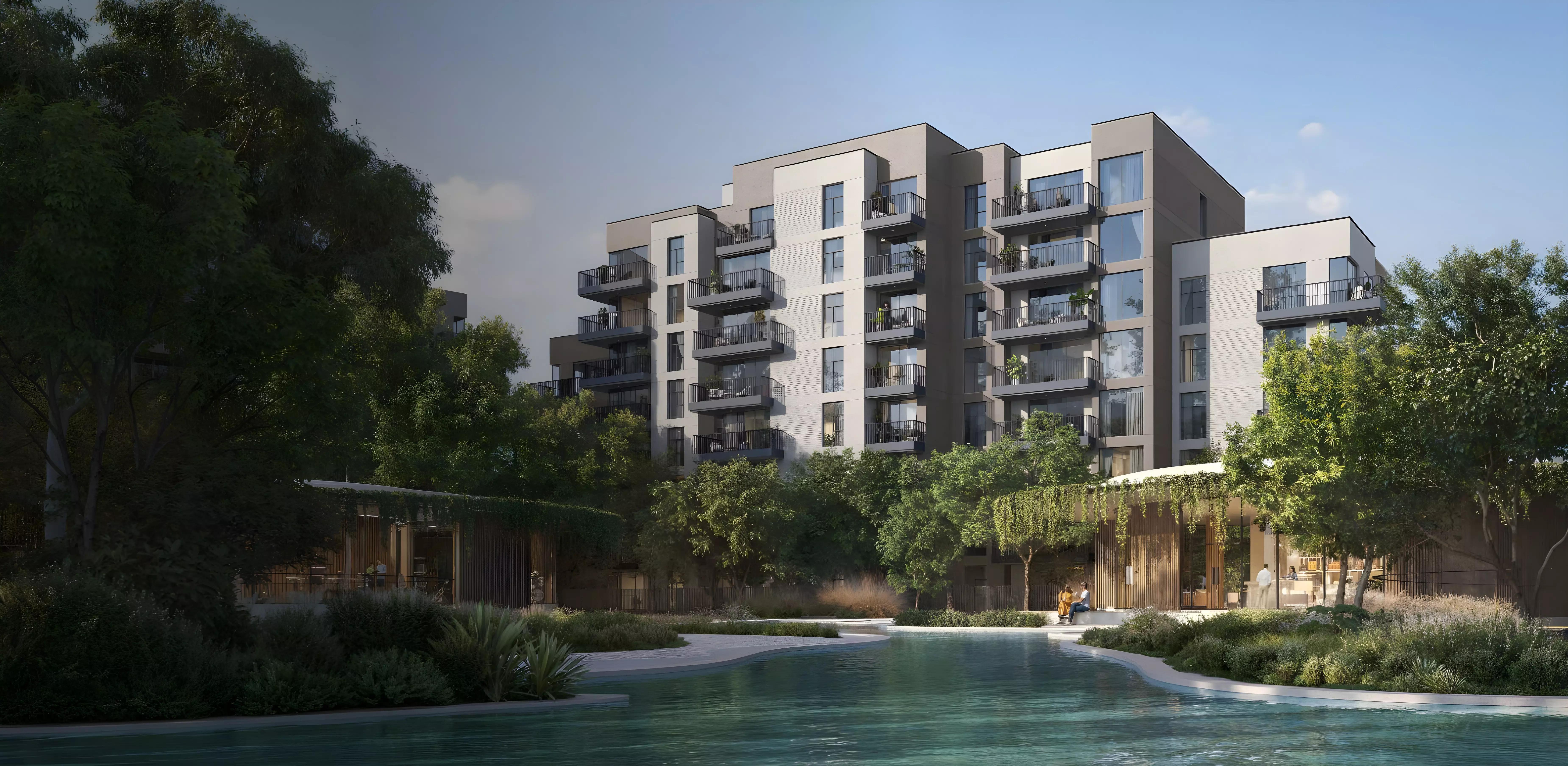 Capria East interior living space, Ghaf Woods, Dubai Land