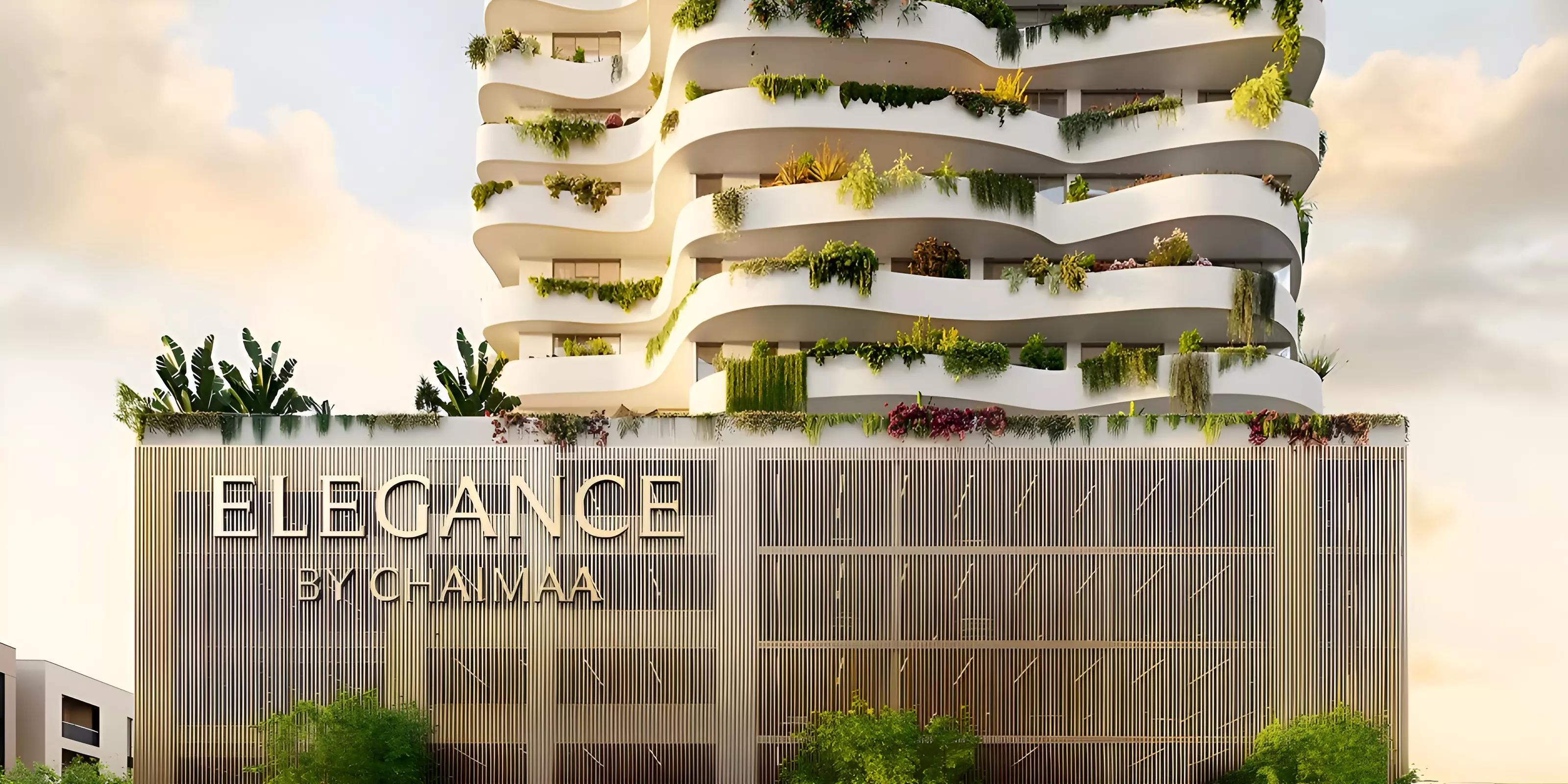 Balcony view from an apartment at Elegance By Chaimaa, JVC