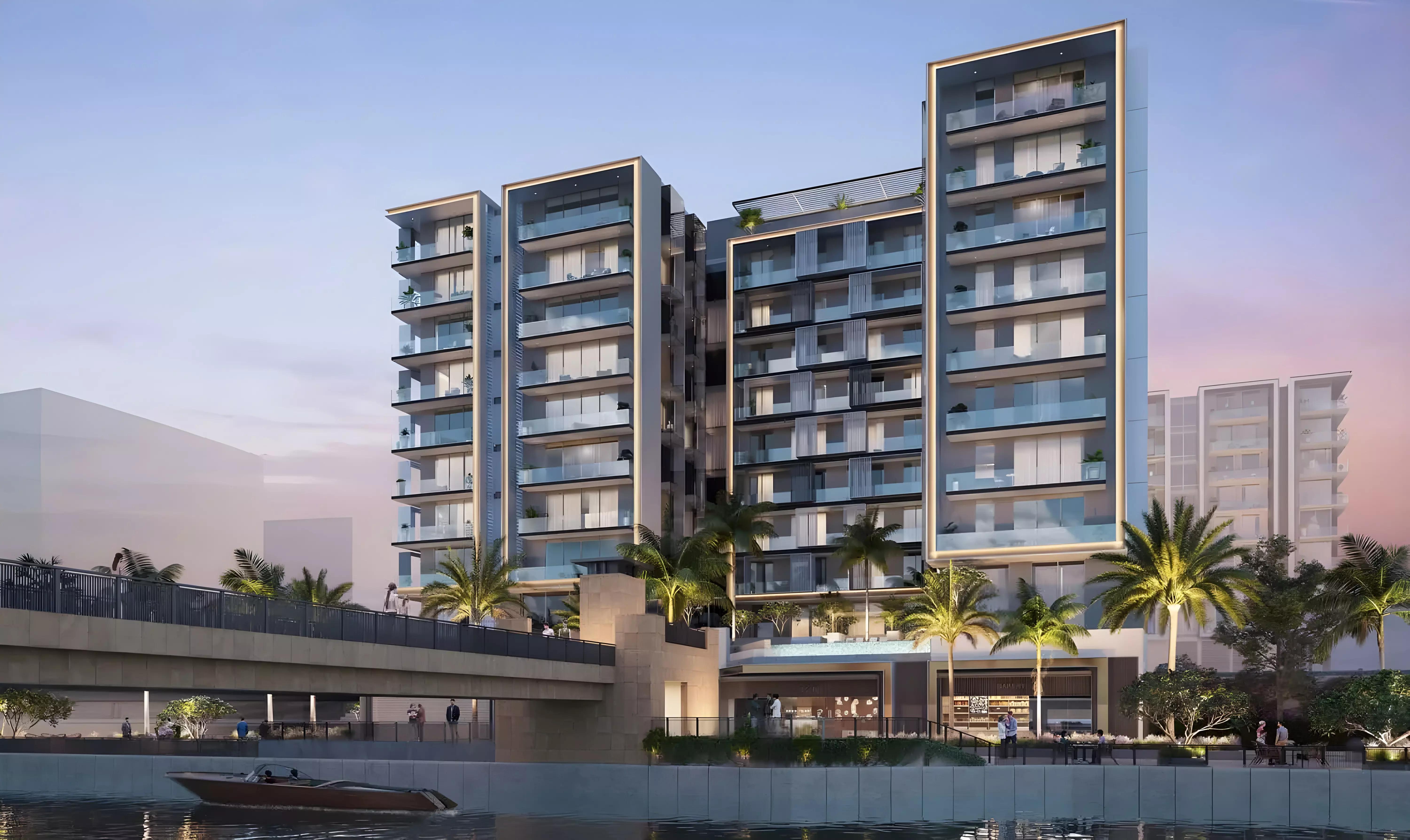 Art Bay West development master plan layout, Al Jaddaf, Dubai