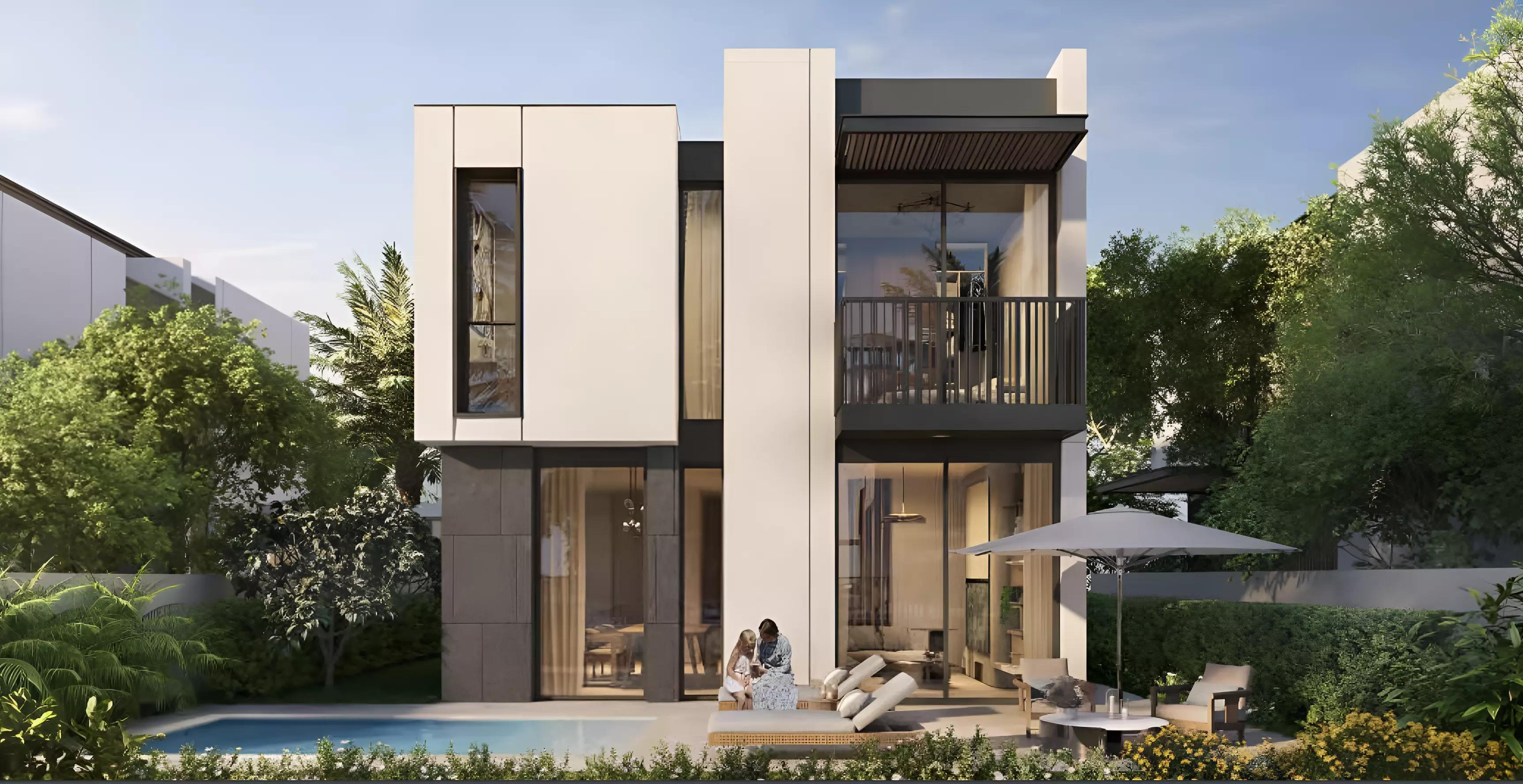 Athlon by Aldar townhouse exterior with landscaped frontage, Dubai