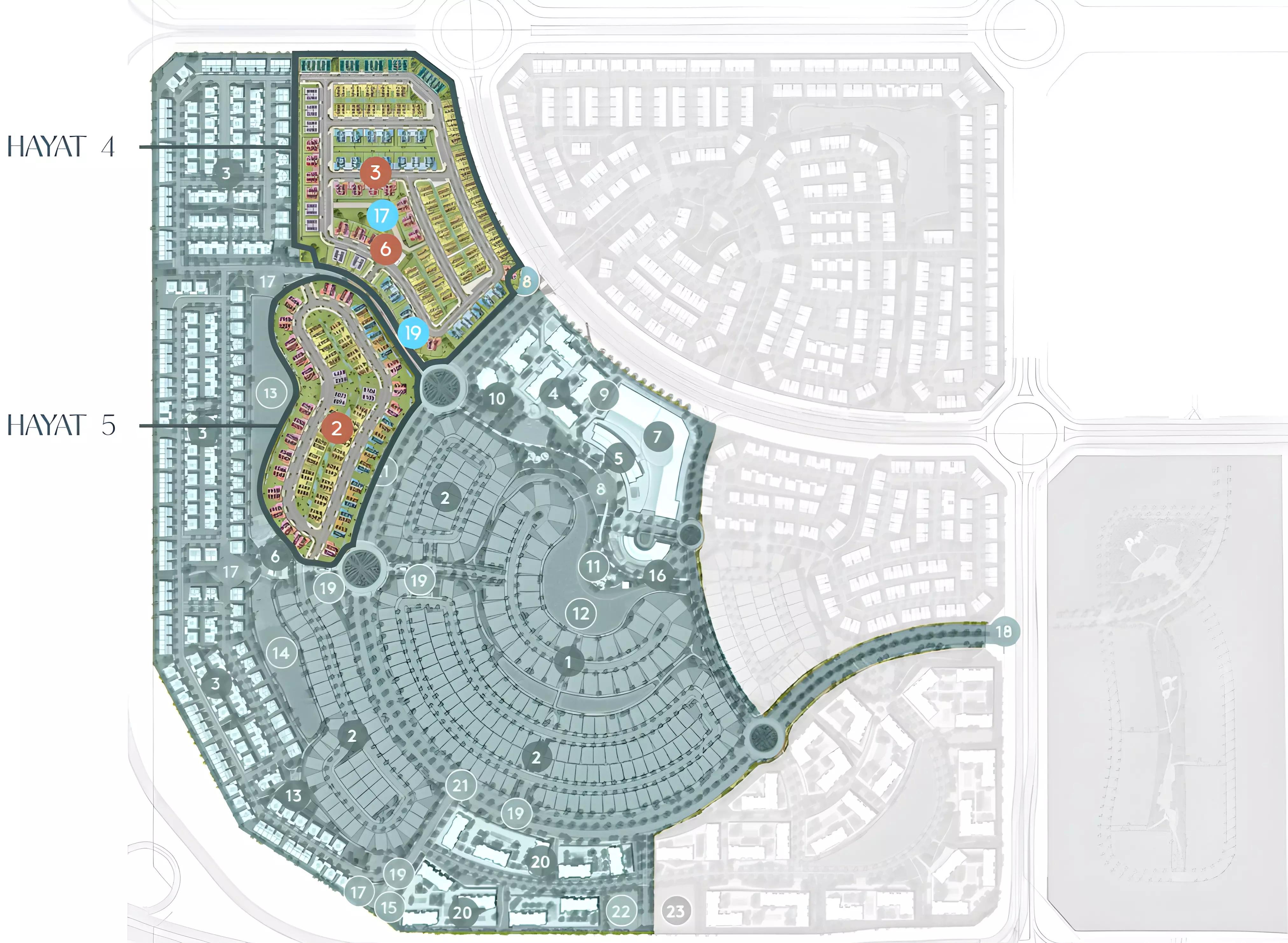 Hayat Phase 4 master plan layout, Dubai South