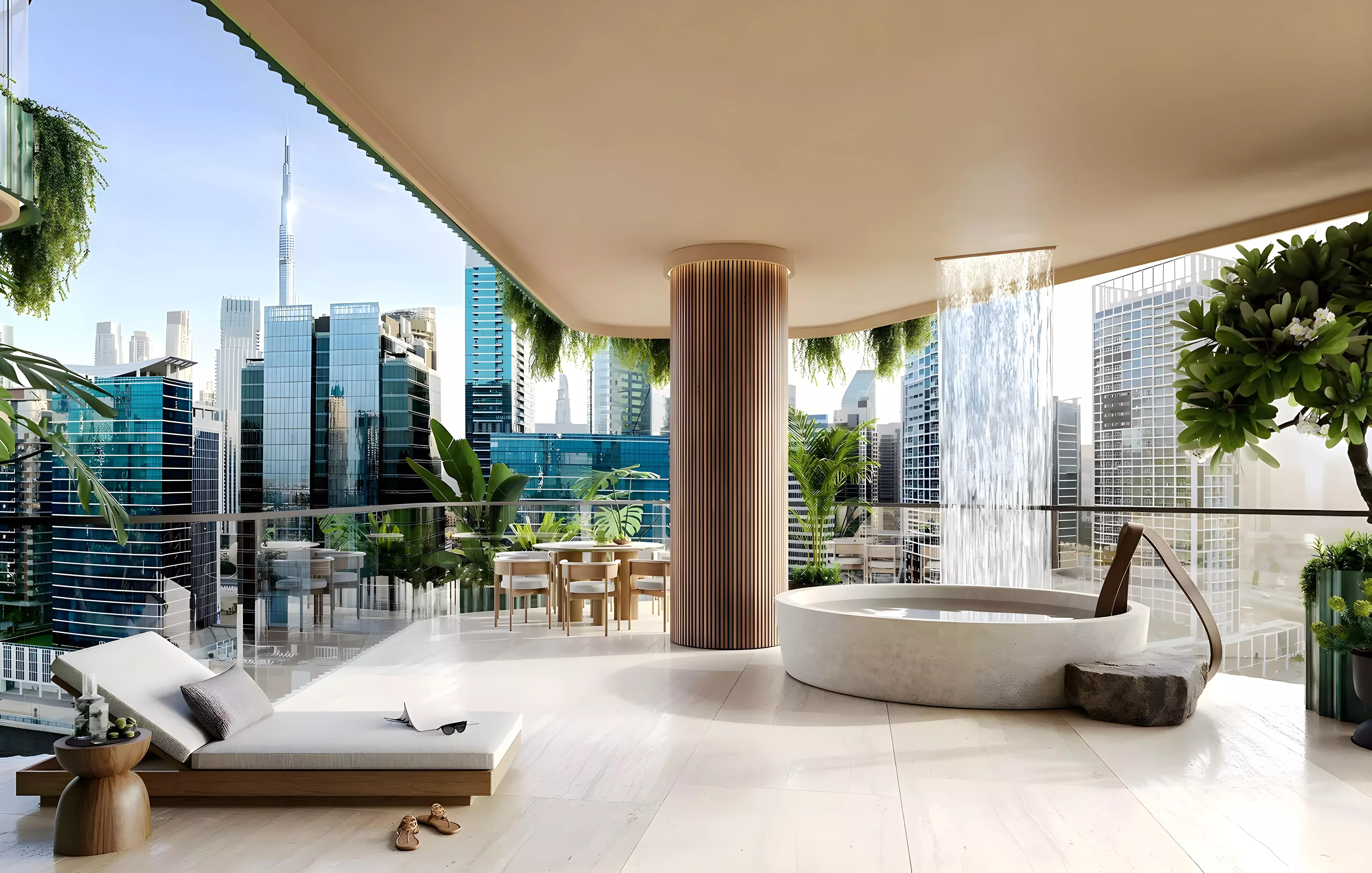 Eywa 2 landscaped gardens and outdoor terrace