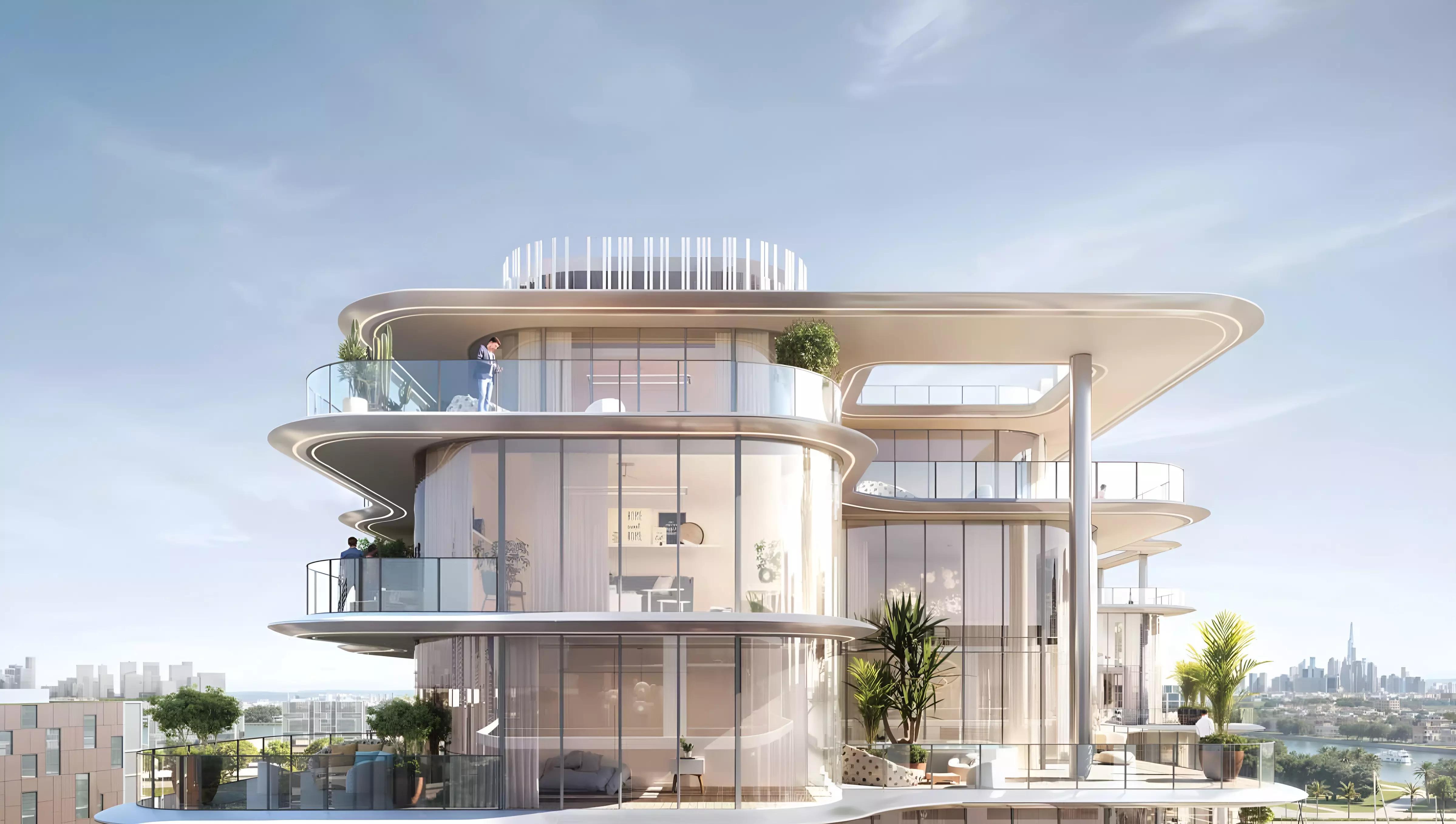Cotier House exterior facade view, Dubai Islands, Dubai