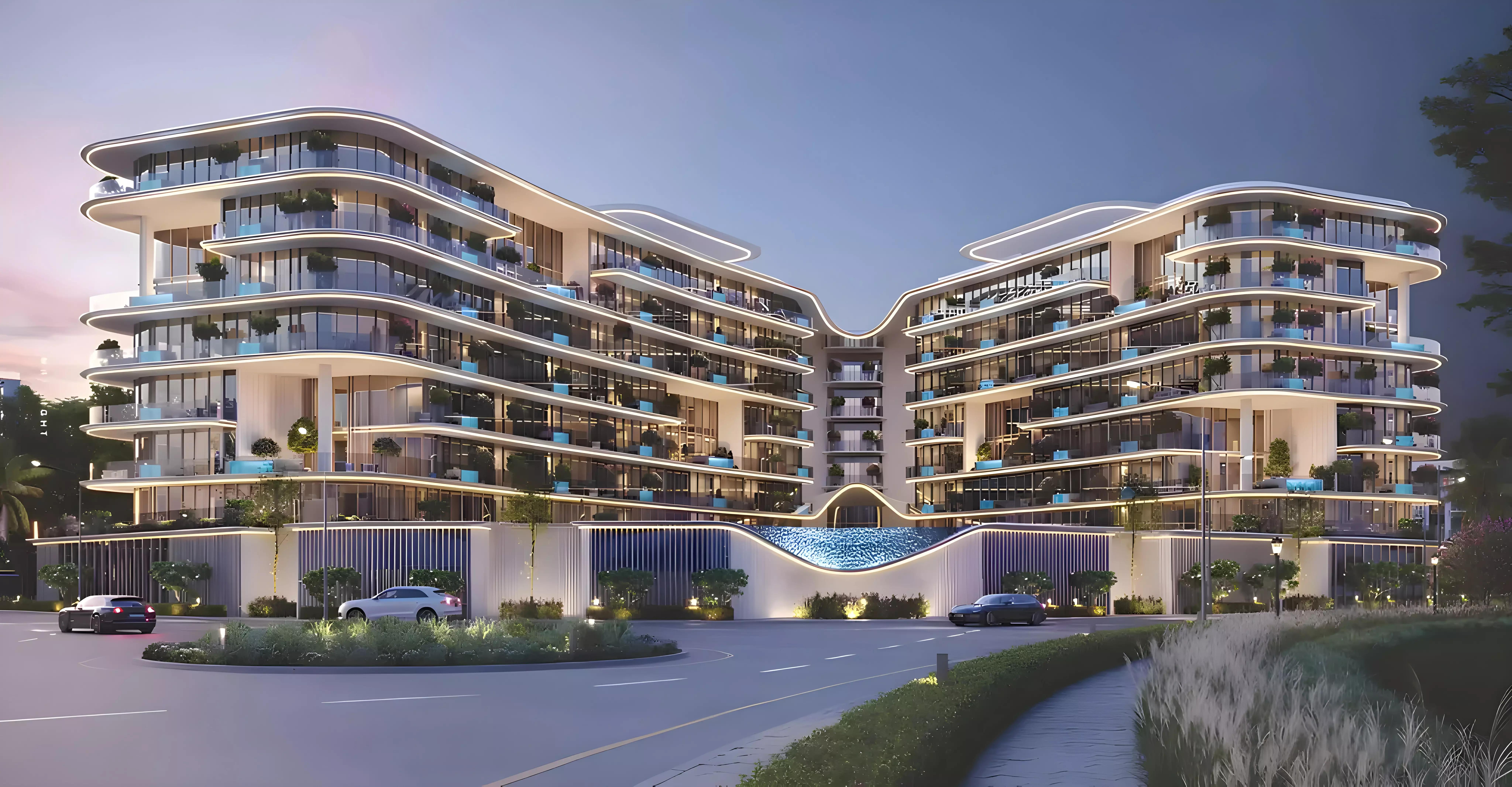 Villa Del Garda residential exterior on Dubai Islands