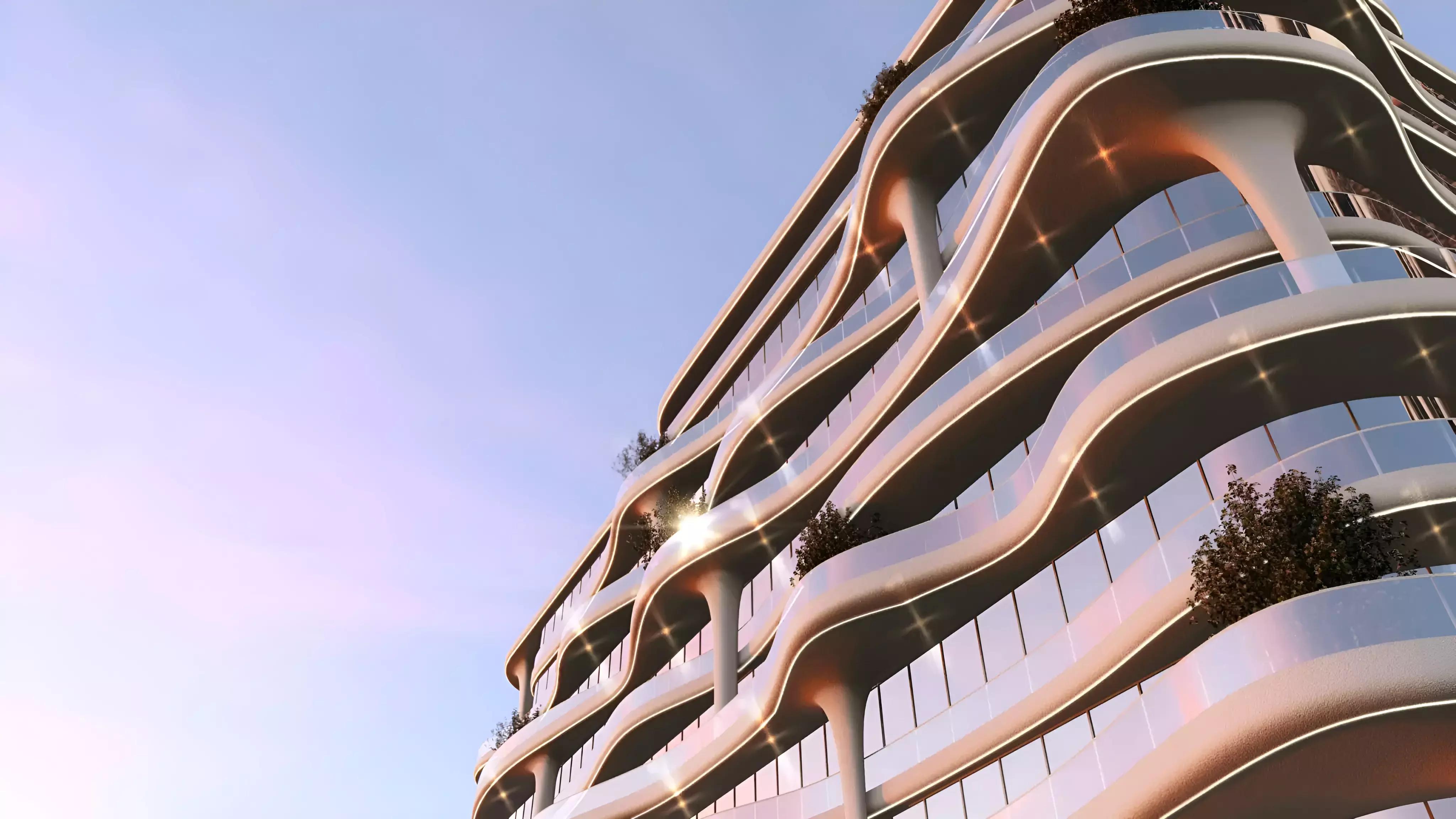 Coralis Residences apartment interior living area, Azizi Riviera, Meydan