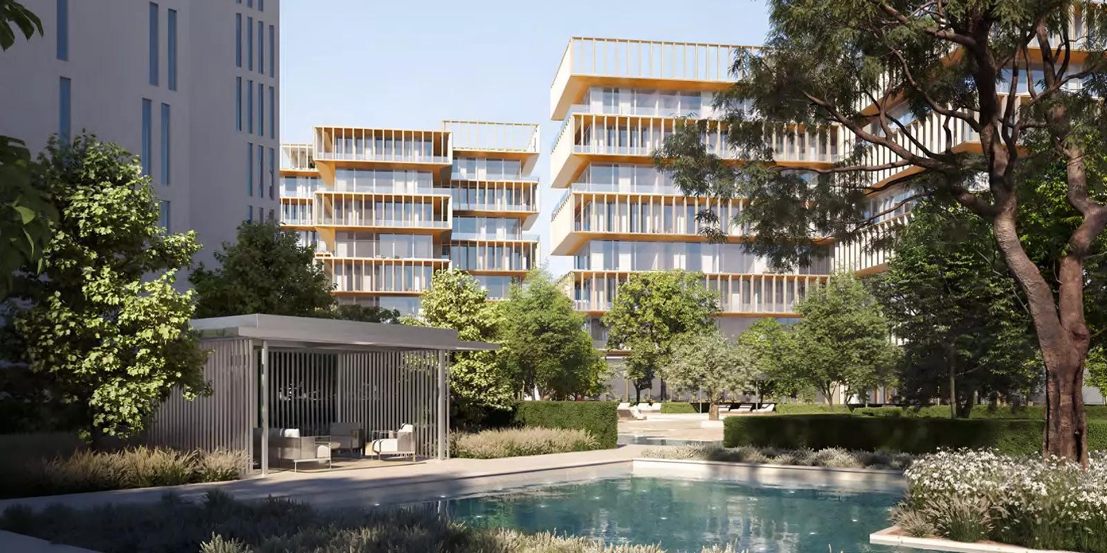 Keturah Resort exterior facade view, Al Jaddaf, Dubai