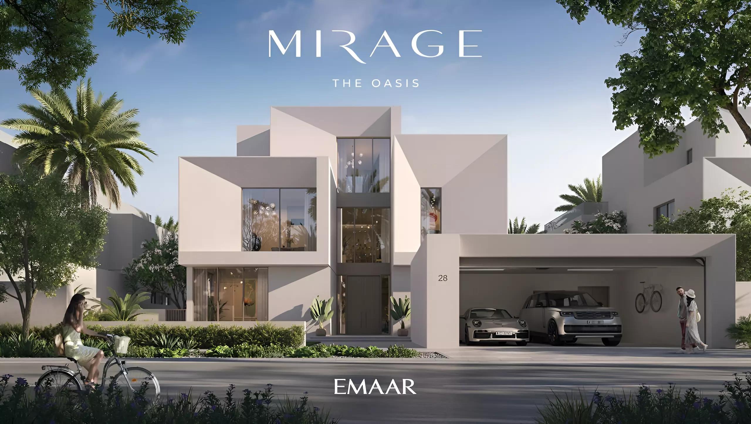 Mirage at The Oasis master plan overview, Emaar, Dubai