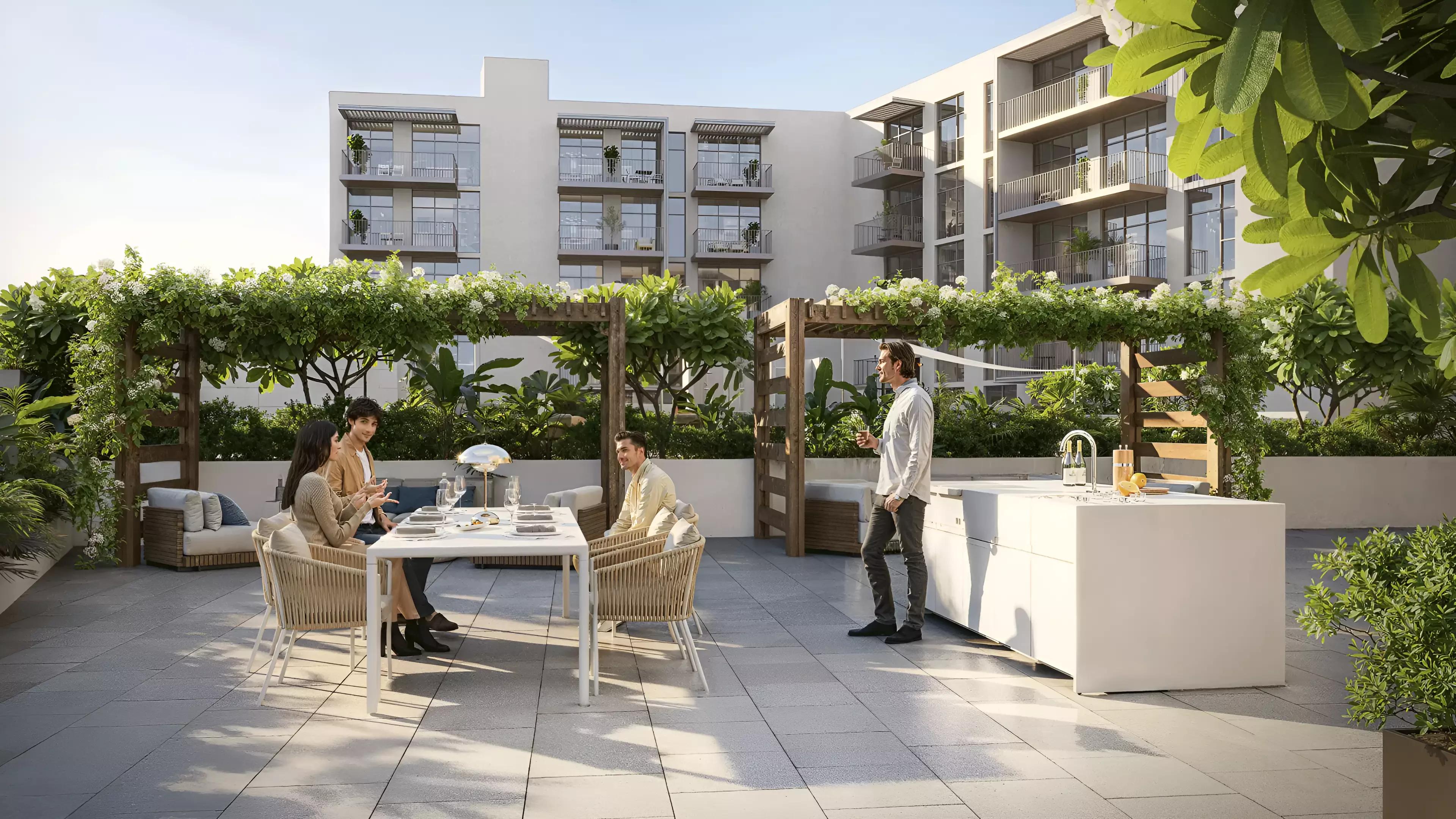 IR1DIAN Park Phase 2 building elevation view, JVC, Dubai