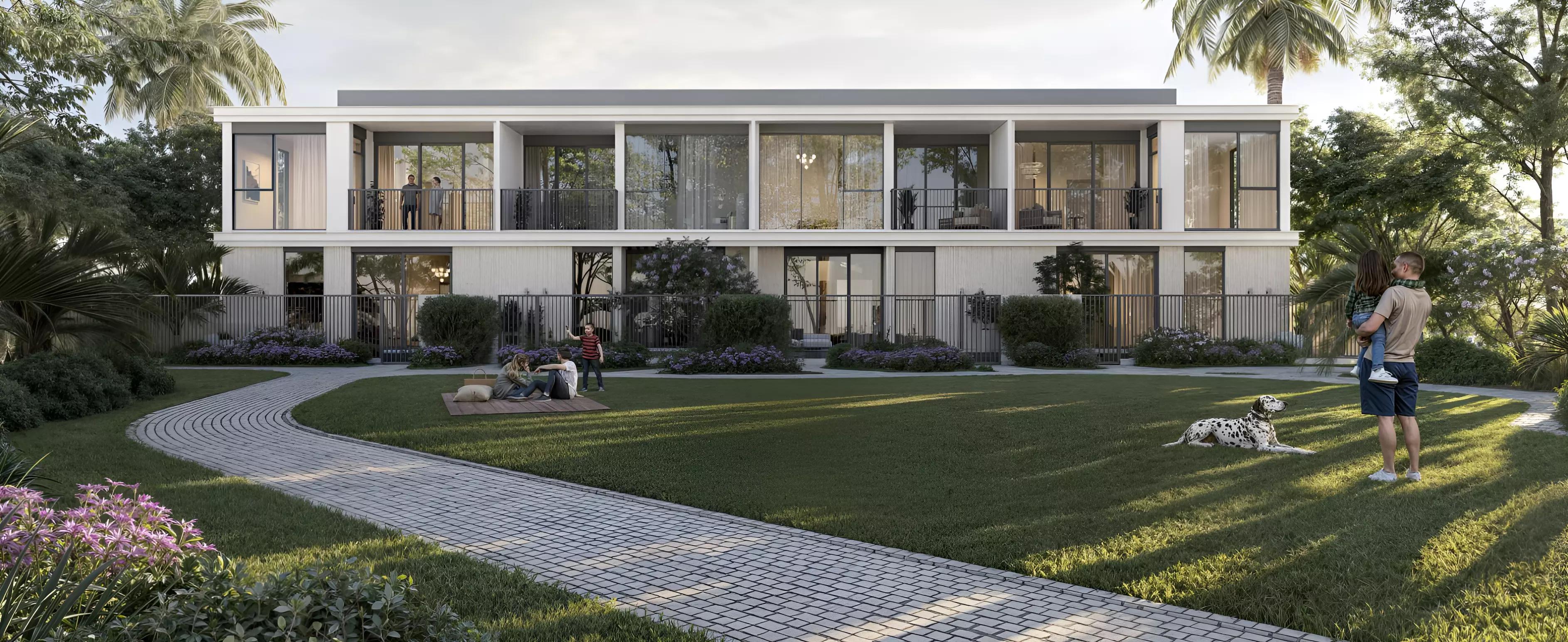 Greenridge townhouse living space interior, Emaar South