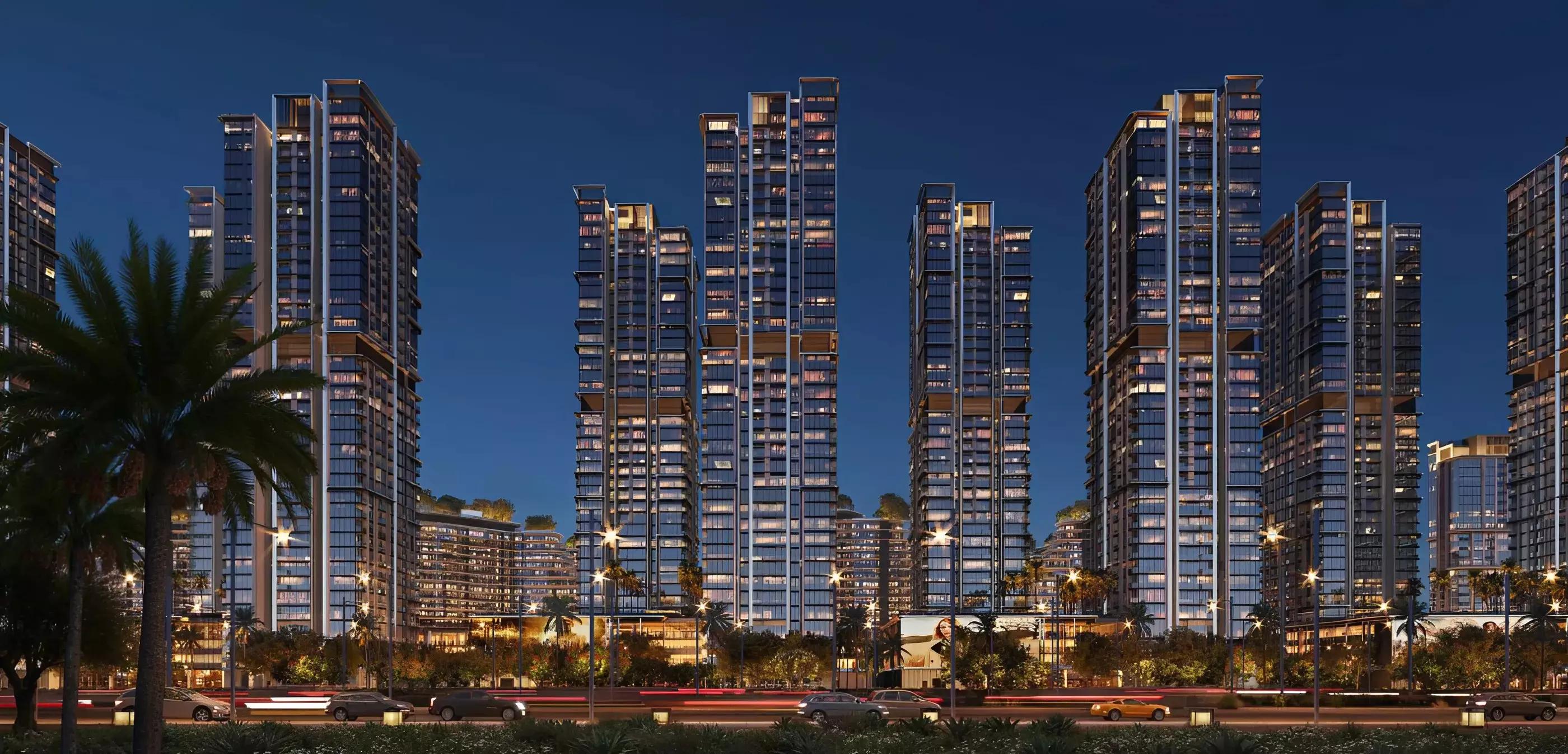 Altura tower exterior view at Waada by Bahria Town, Dubai South