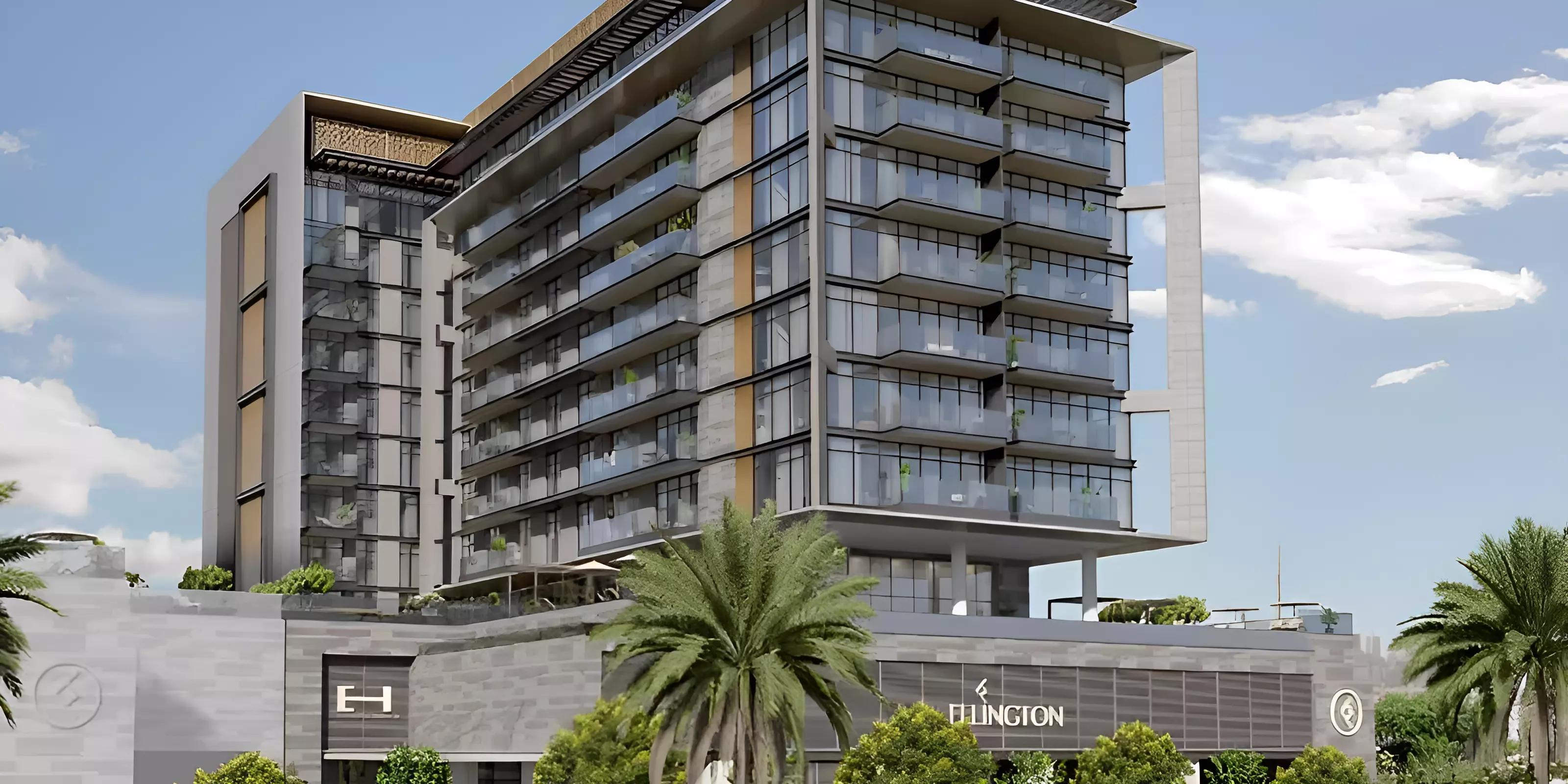Exterior view of Ellington House Phase 4 residential building, Dubai Hills Estate, Dubai