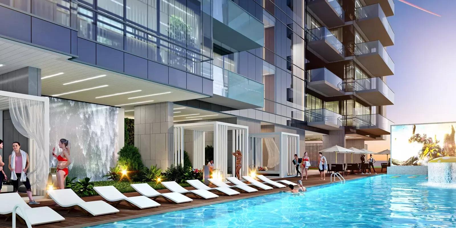 Viewz Phase 2 by Danube amenity area, Jumeirah Lake Towers, Dubai