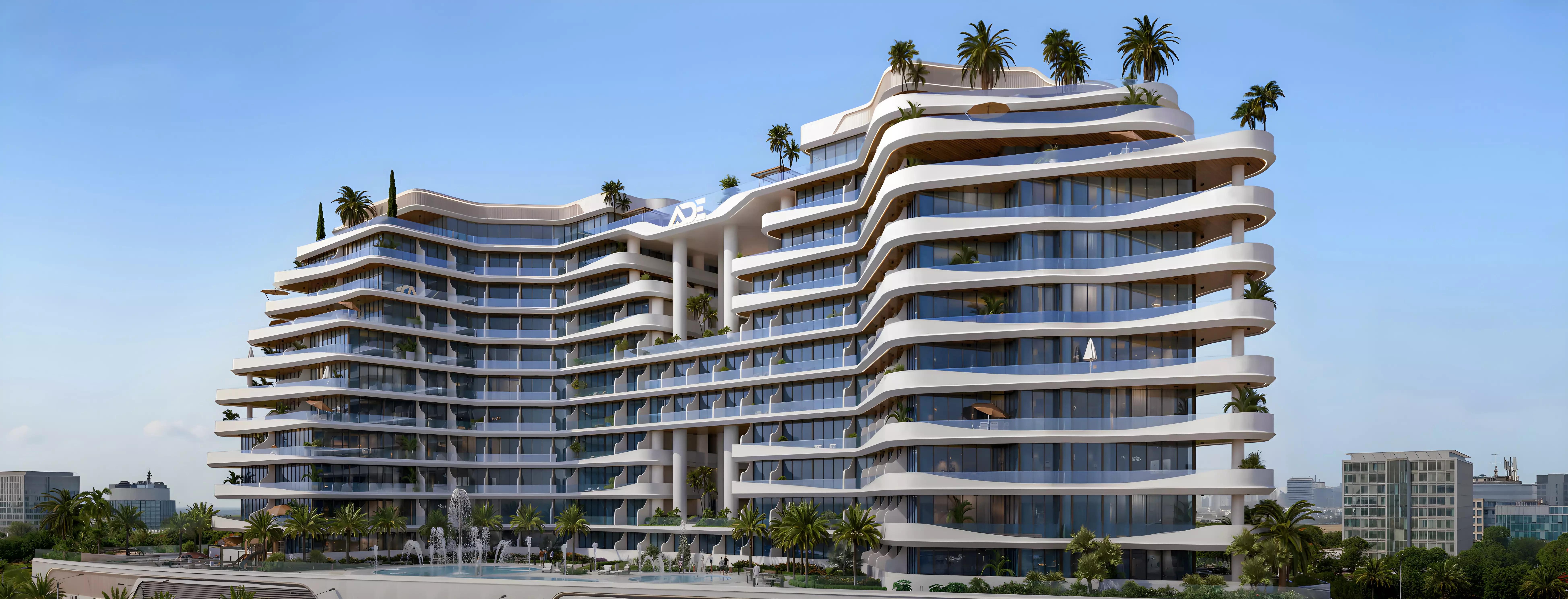Barari Gate landscaped gardens and communal outdoor area