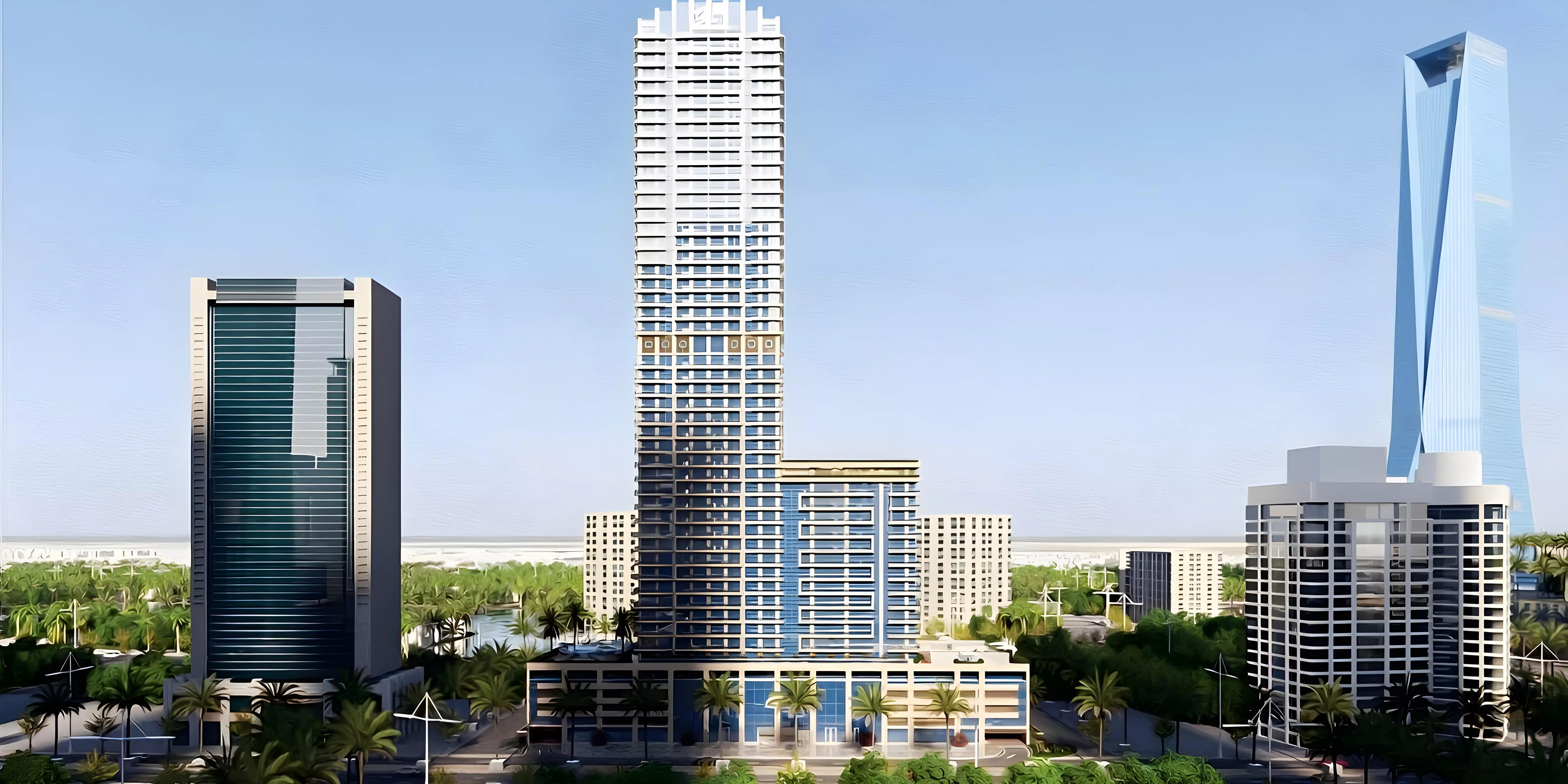 Orra the Embankment tower exterior view, Jumeirah Lake Towers, Dubai