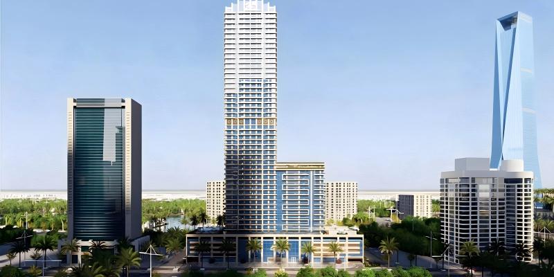 Orra the Embankment tower exterior view, Jumeirah Lake Towers, Dubai