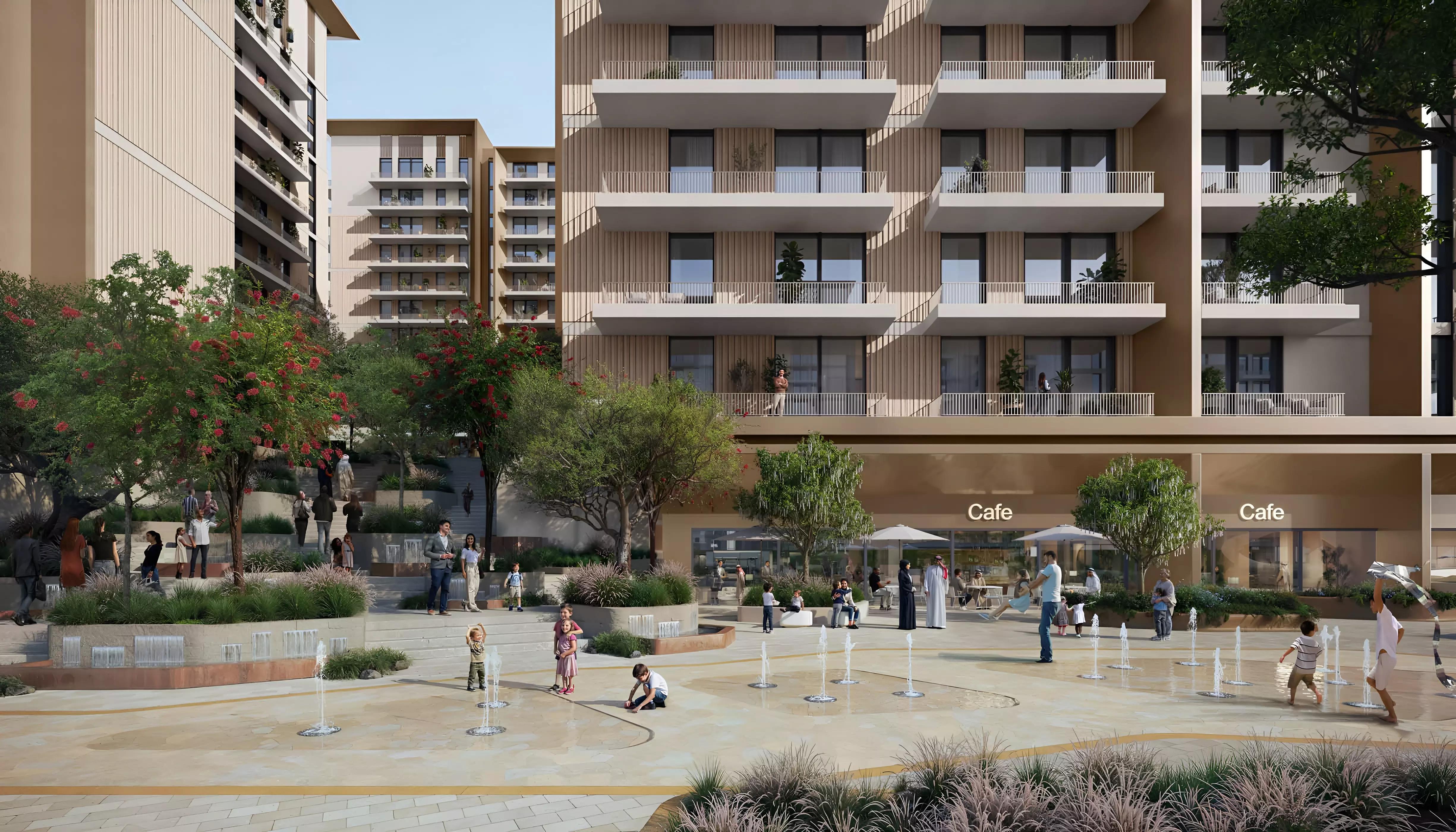 Mahra apartment interior living space, Expo City Dubai