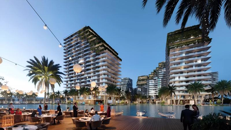 Azizi Venice 11 exterior building view, Dubai South, Dubai