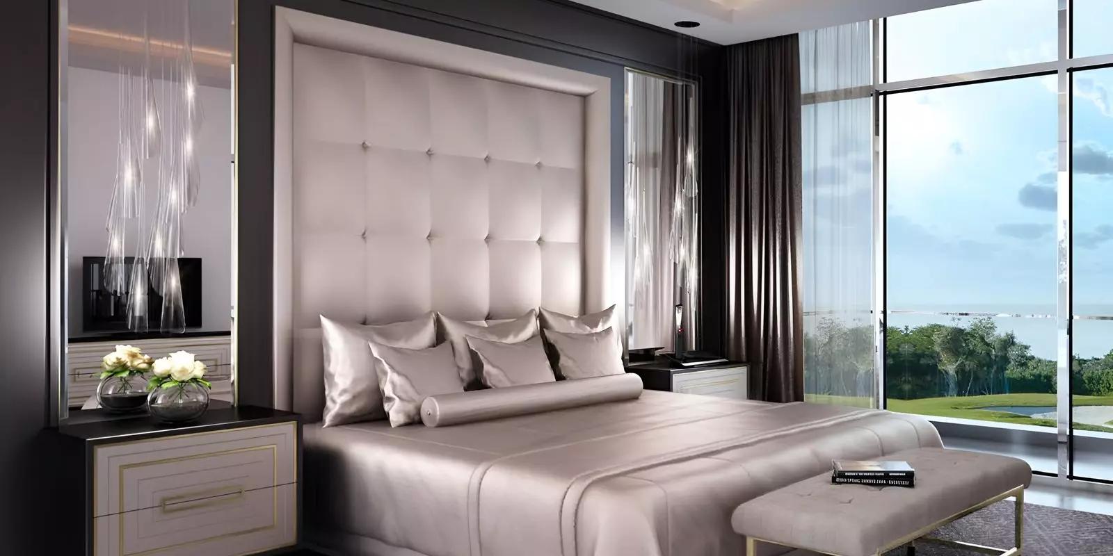 Belair villa outdoor terrace and pool area, DAMAC Hills, Dubai
