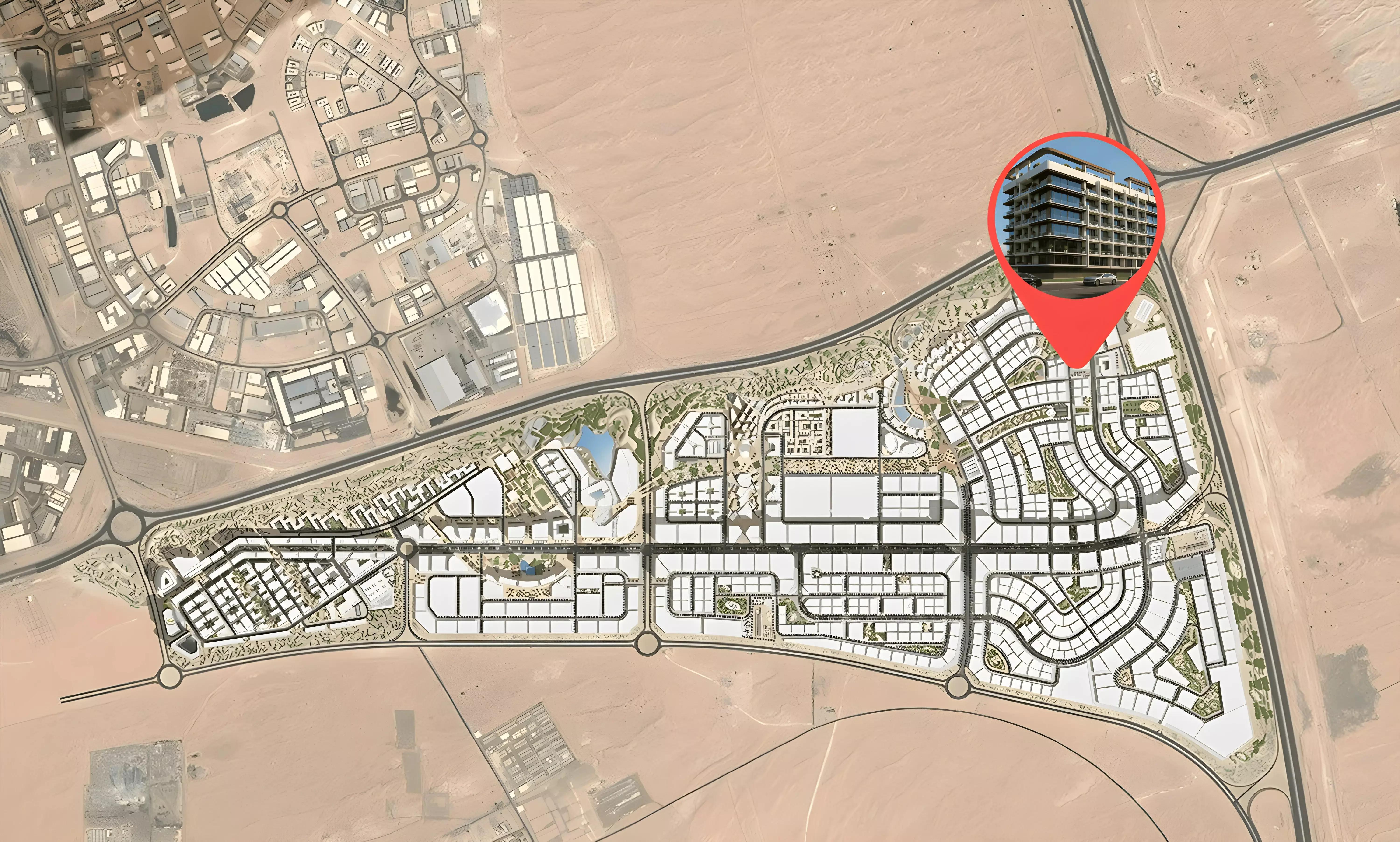 MAAK Residence master plan layout, Dubai World Central