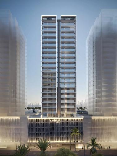 Amenity deck and pool area at Lum1nar Tower 2, JVT, Dubai